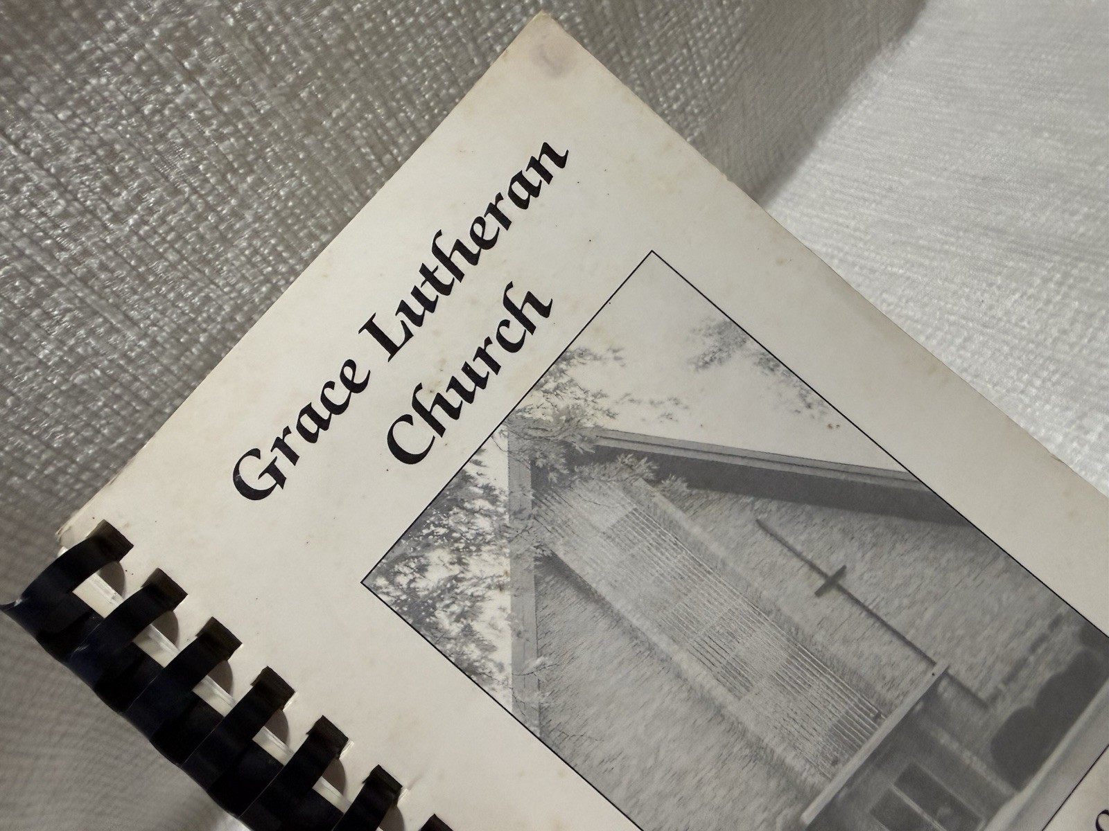 Vtg. 1995 ”GRACE LUTHERAN CHURCH”-Indianapolis, IN.-75th Anniversary Cookbook