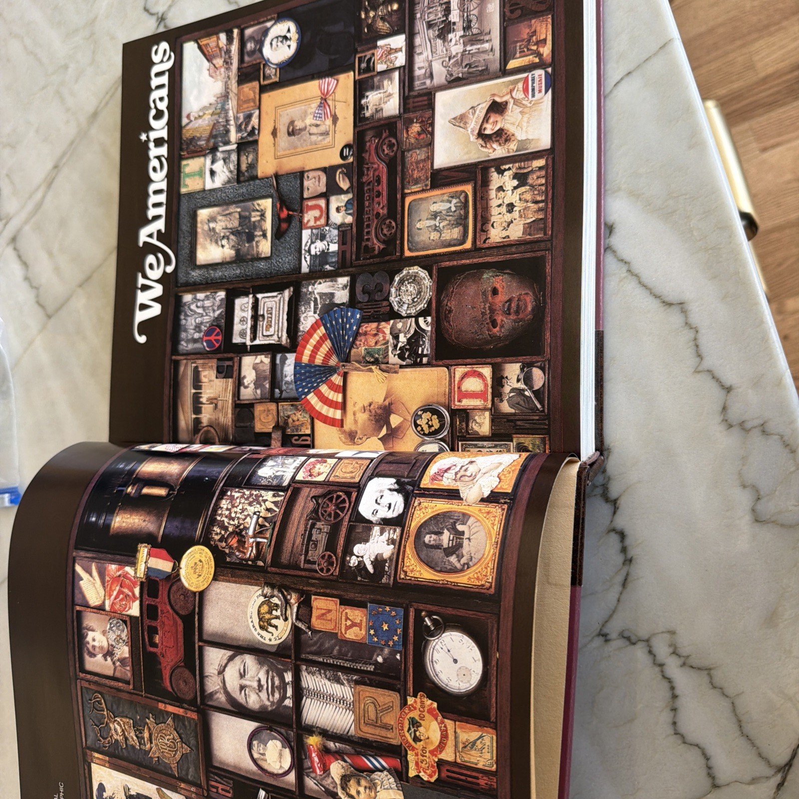 Vintage 1975 “WE AMERICANS” (Hardcover) NATIONAL GEOGRAPHIC “Big Book”