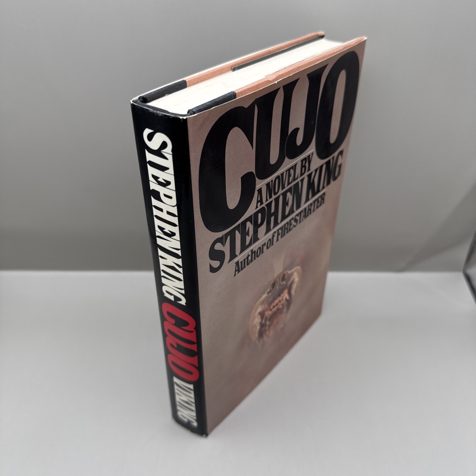 CUJO Stephen King 1981 HC DJ First Edition 5th Print Vintage Horror