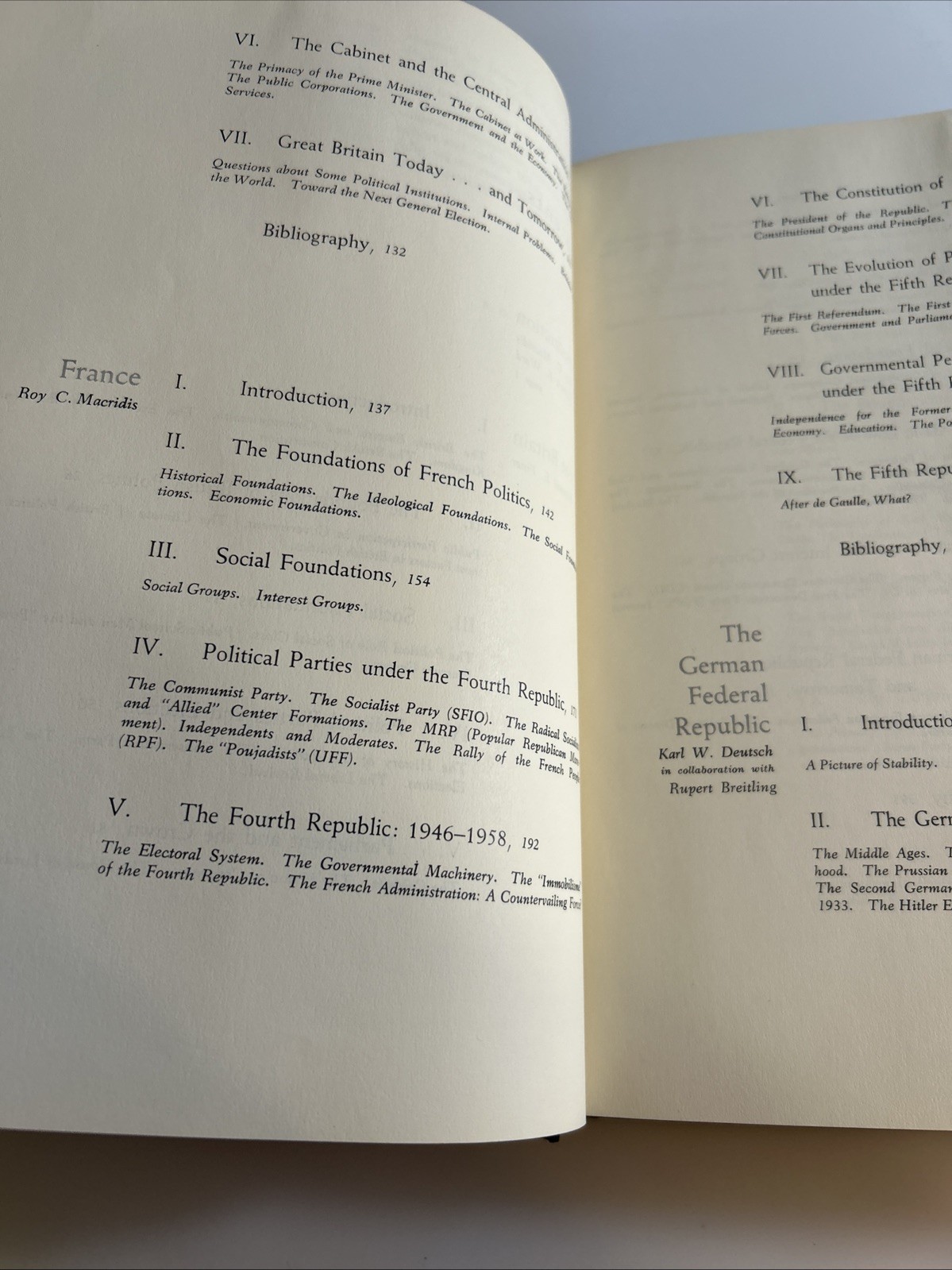 Modern Political Systems: Europe. Editors Macridis/Ward 2nd Print 1963 HC sldj