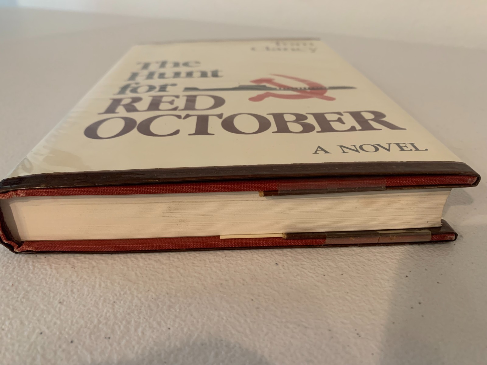 The Hunt for Red October – T Clancy Signed – HC/DJ – 1984 Naval Institute Press