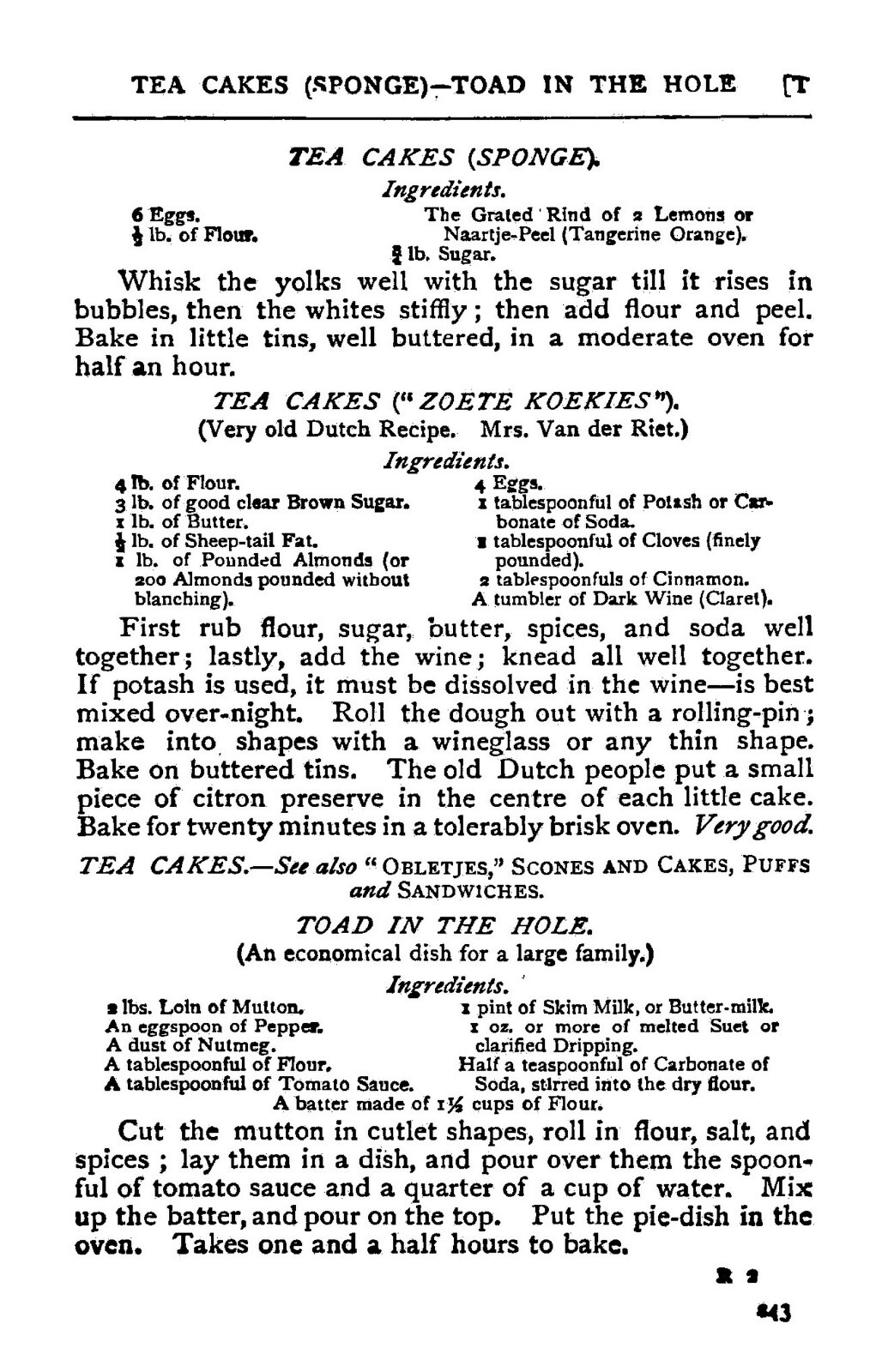 1891 Hilda’s Where Is It Of Recipes 274 Pages