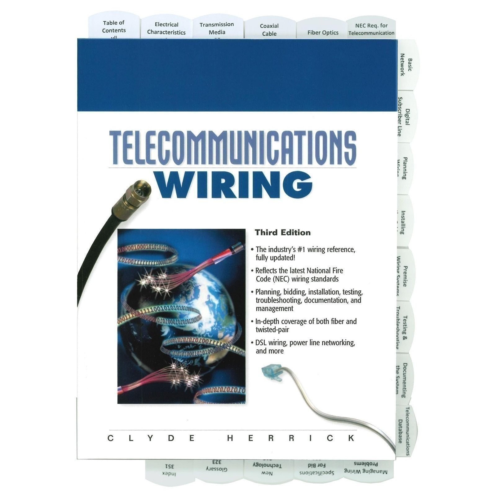 Highlighted and Tabbed – Telecommunications Wiring, 3rd Edition