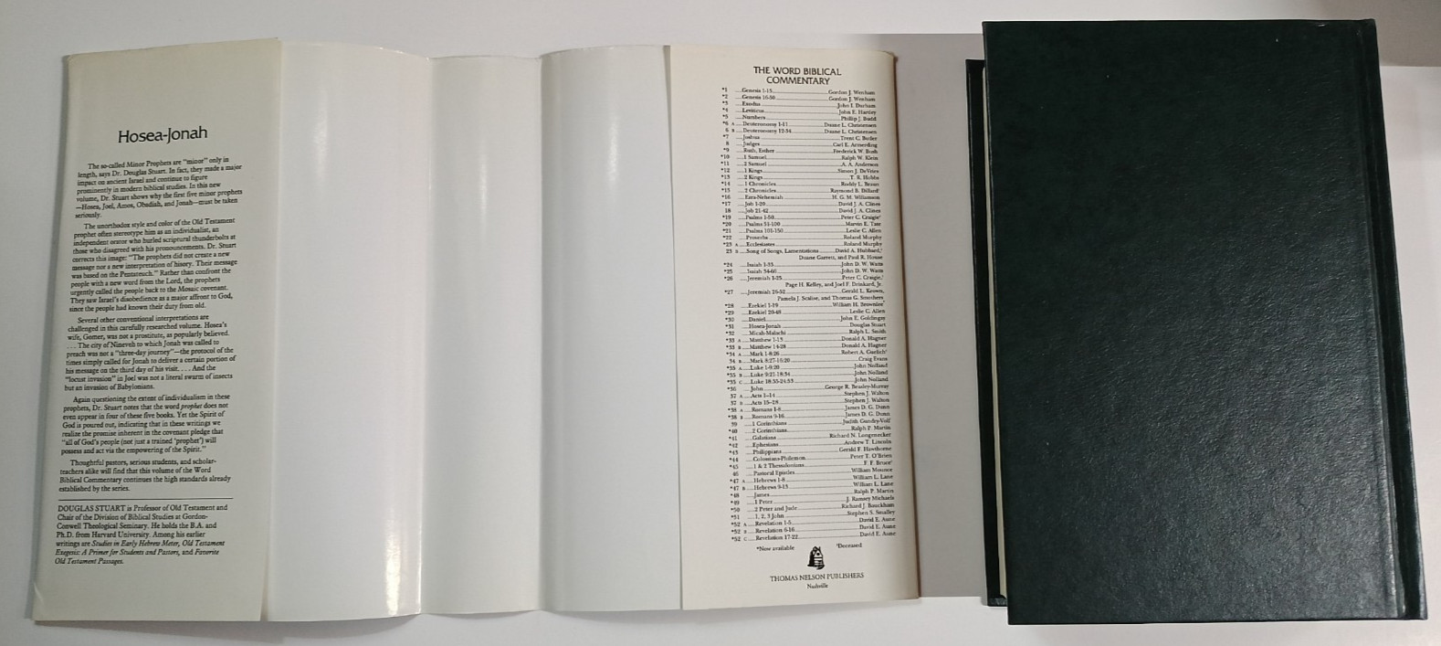 Hosea-Jonah by Douglas Stuart – World Biblical Commentary 31 (Word, 1987) HCDJ