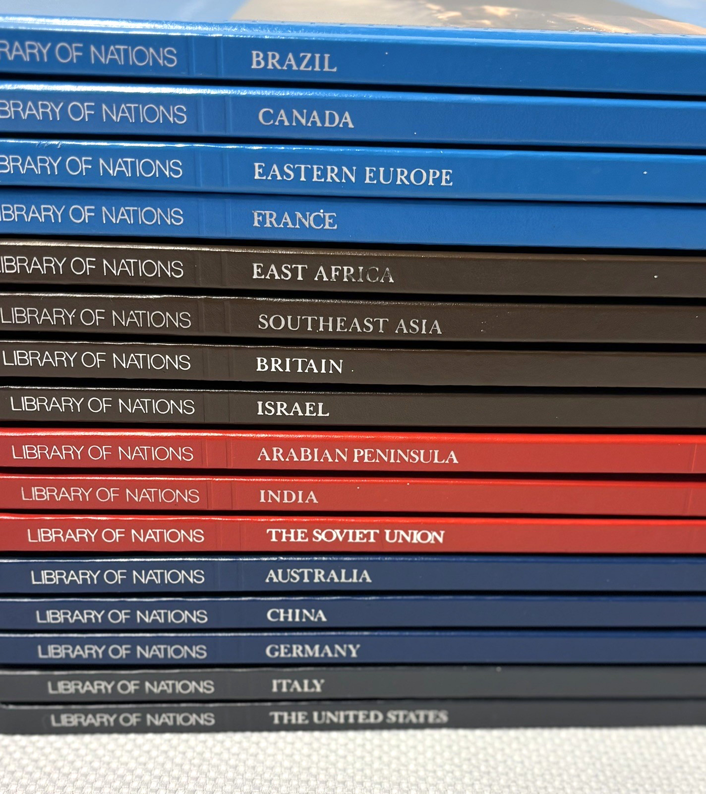 Lot of 16 Time Life books LIBRARY OF NATIONS series hardcover Italy Brazil U.S.