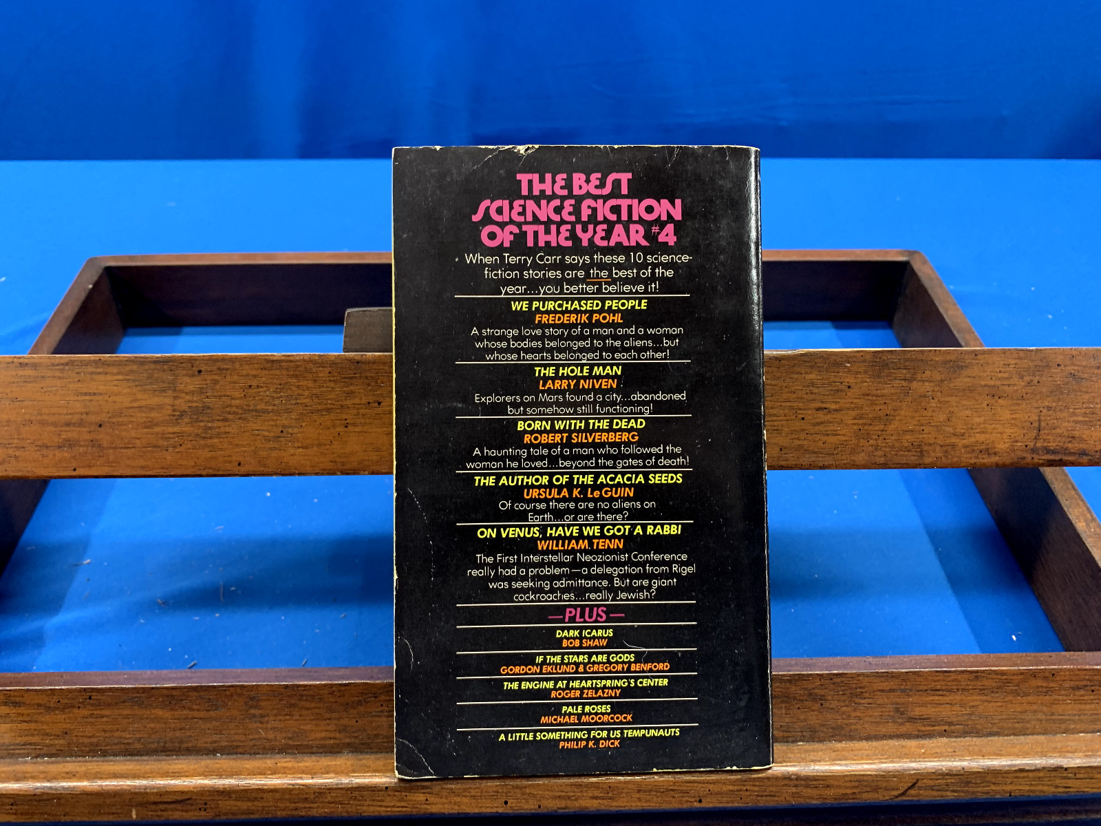 The Best Science Fiction of the Year #4- Edited by Terry Carr, 1975