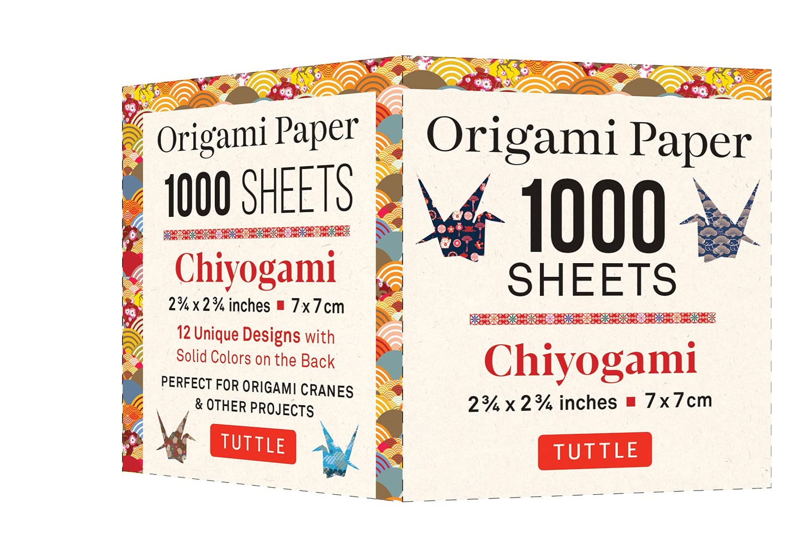 Origami Paper Chiyogami 1,000 sheets 2 3/4 in (7 cm): Tuttle Origami Paper: Dou,