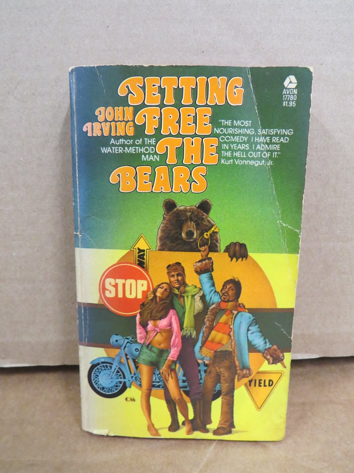 Setting Free the Bears John Irving 1974 First Avon Printing Paperback Novel
