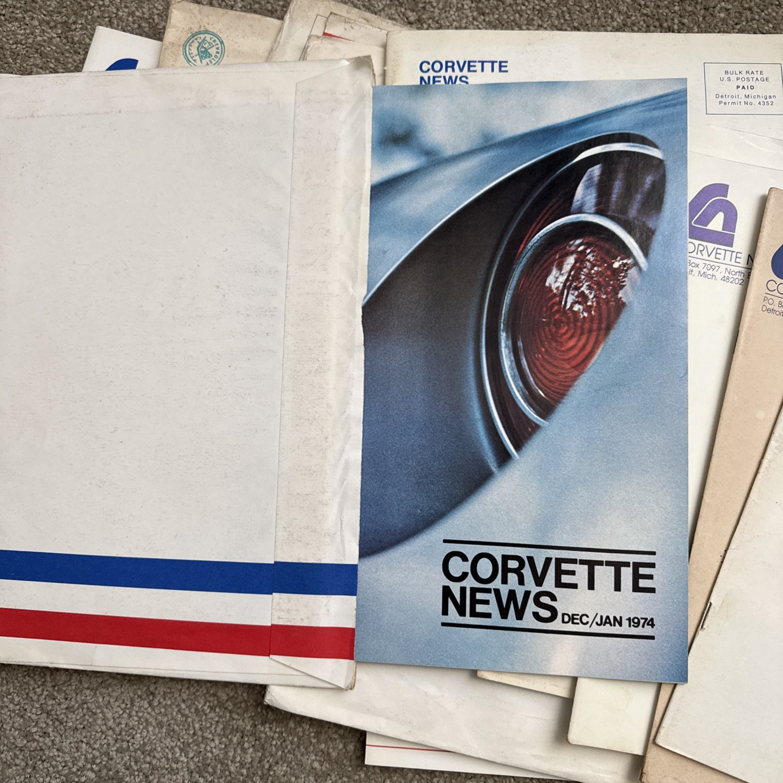 Lot of 59 Corvette News Magazine from 1970- 1979 Mixed Issues Not Complete