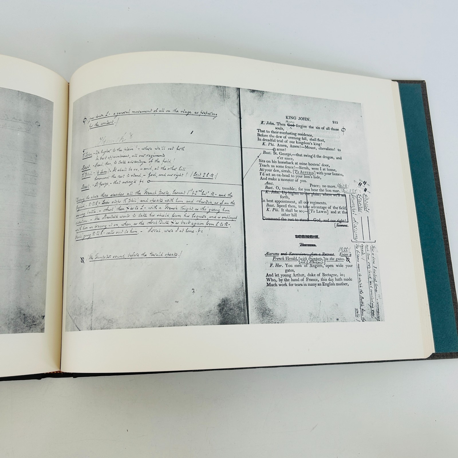 William Charles Macreadys King John by Charles H Shattuck Fascimile 1842 1962 DJ