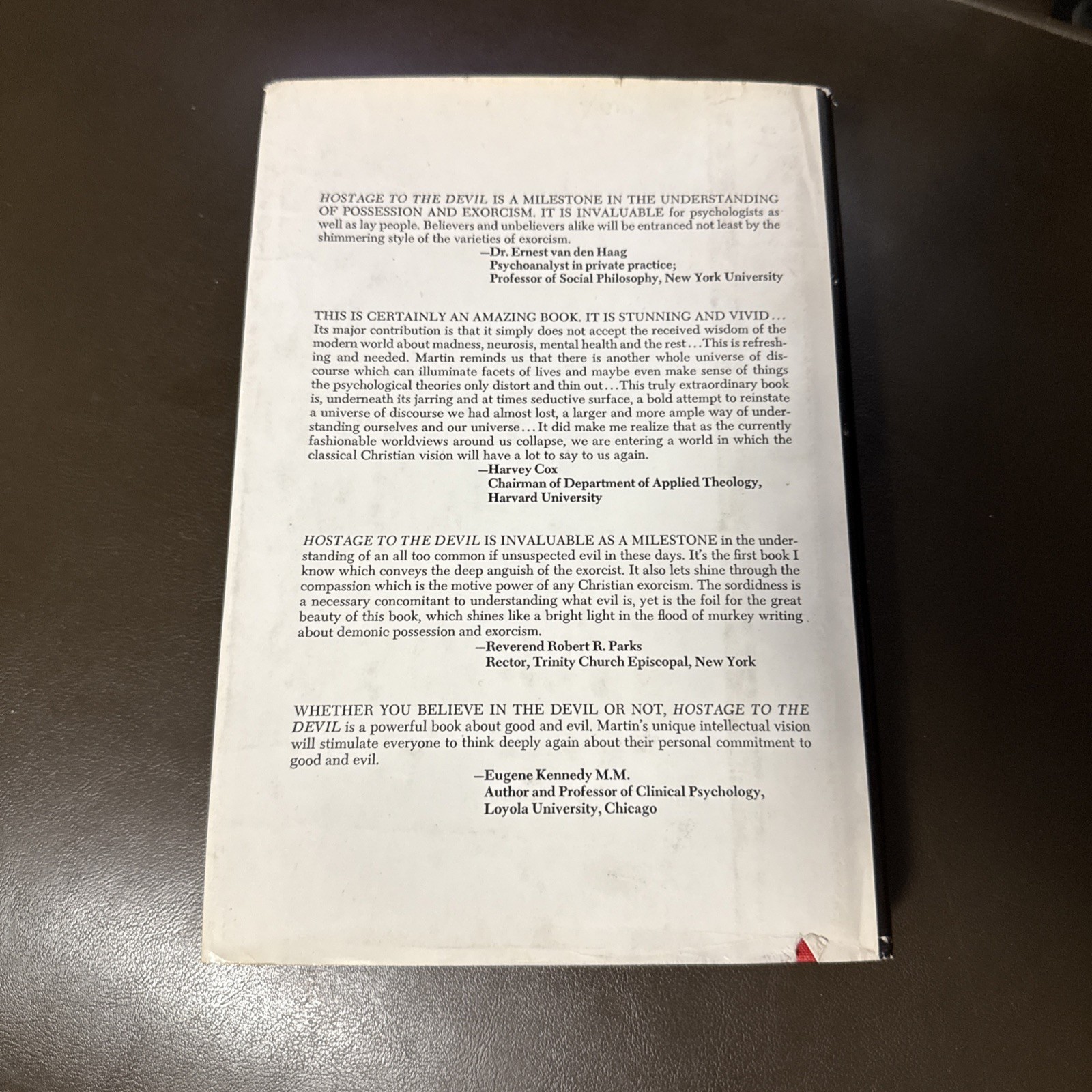 Hostage to the Devil, Malachi Martin, 1976 Hardcover, Exorcism