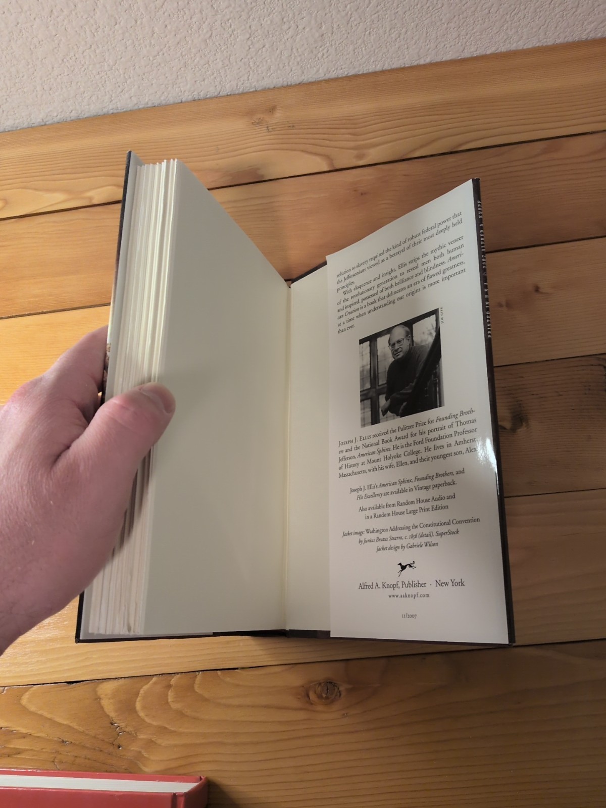 American Creation Joseph J. Ellis First Edition First Printing Hardcover DJ 2007