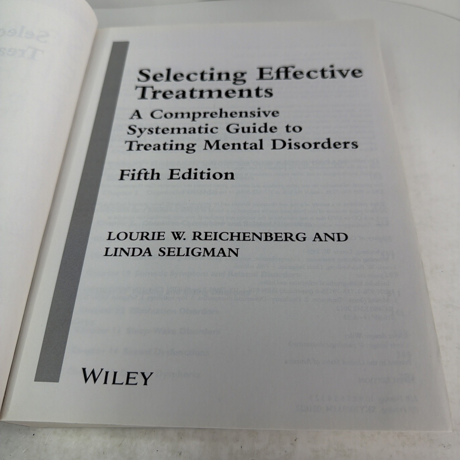 Selecting Effective Treatments: Comprehensive, Systematic Guide…5th Edition PB