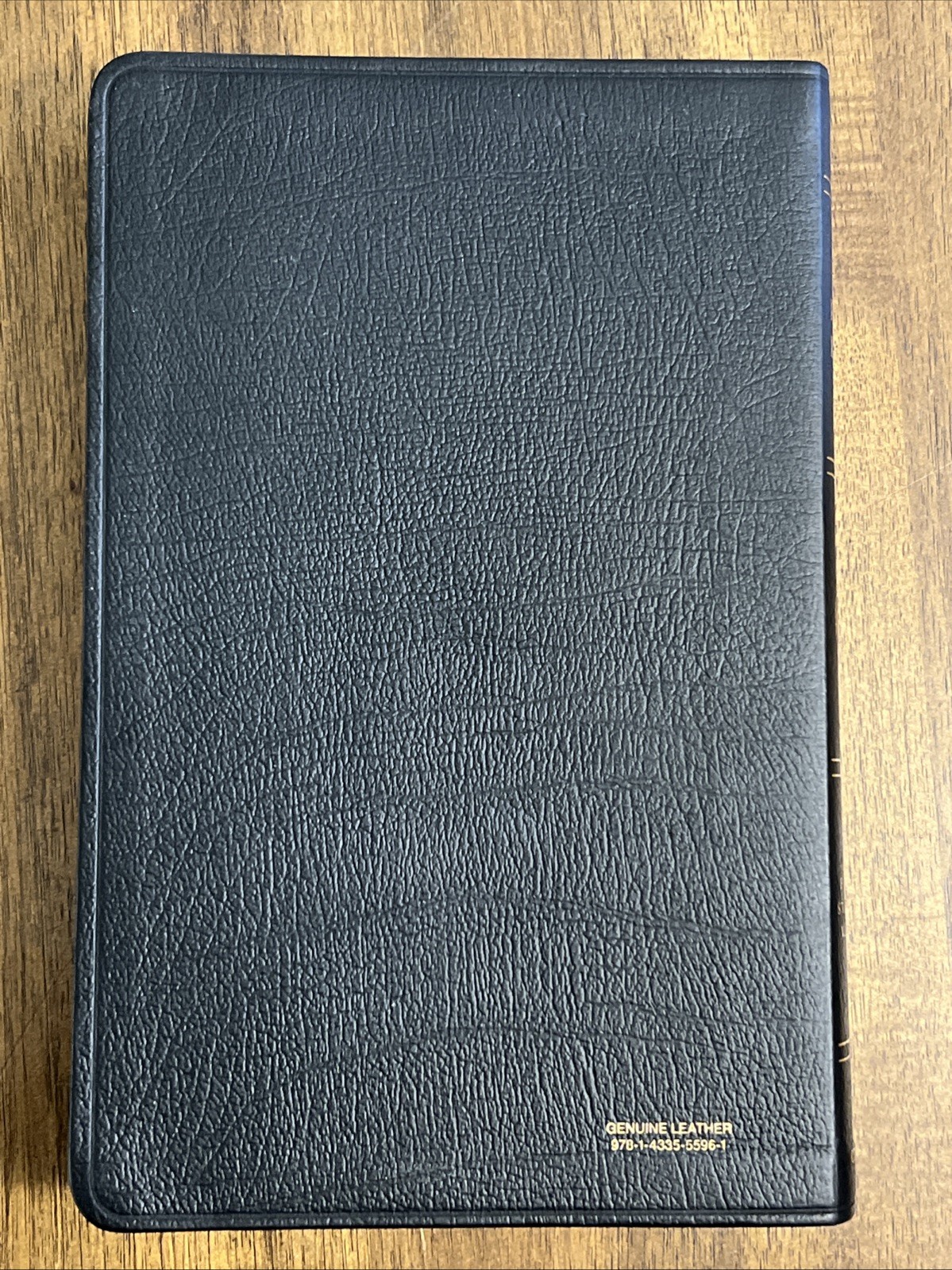 ESV Large Print Thinline Bible (Black Genuine Leather)