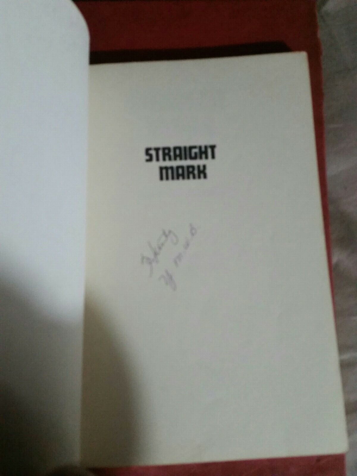 Straight Mark, Dorothy Hamilton, Pbk, Herald Press, 1976, illus Paul Van Demark
