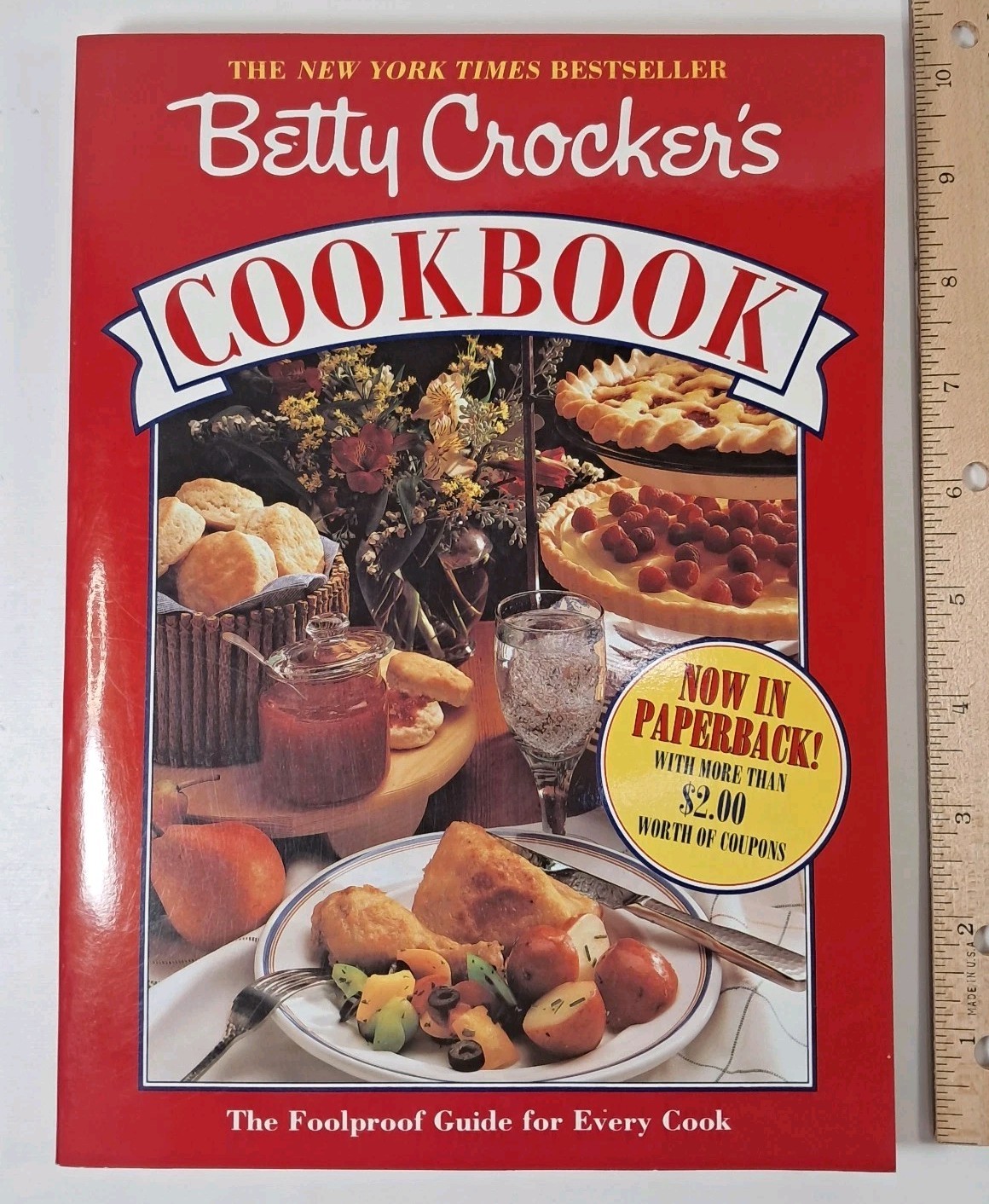 1991 Betty Crocker’s Cookbook 7th Edition Paperback 415 Pages Vtg Best Seller