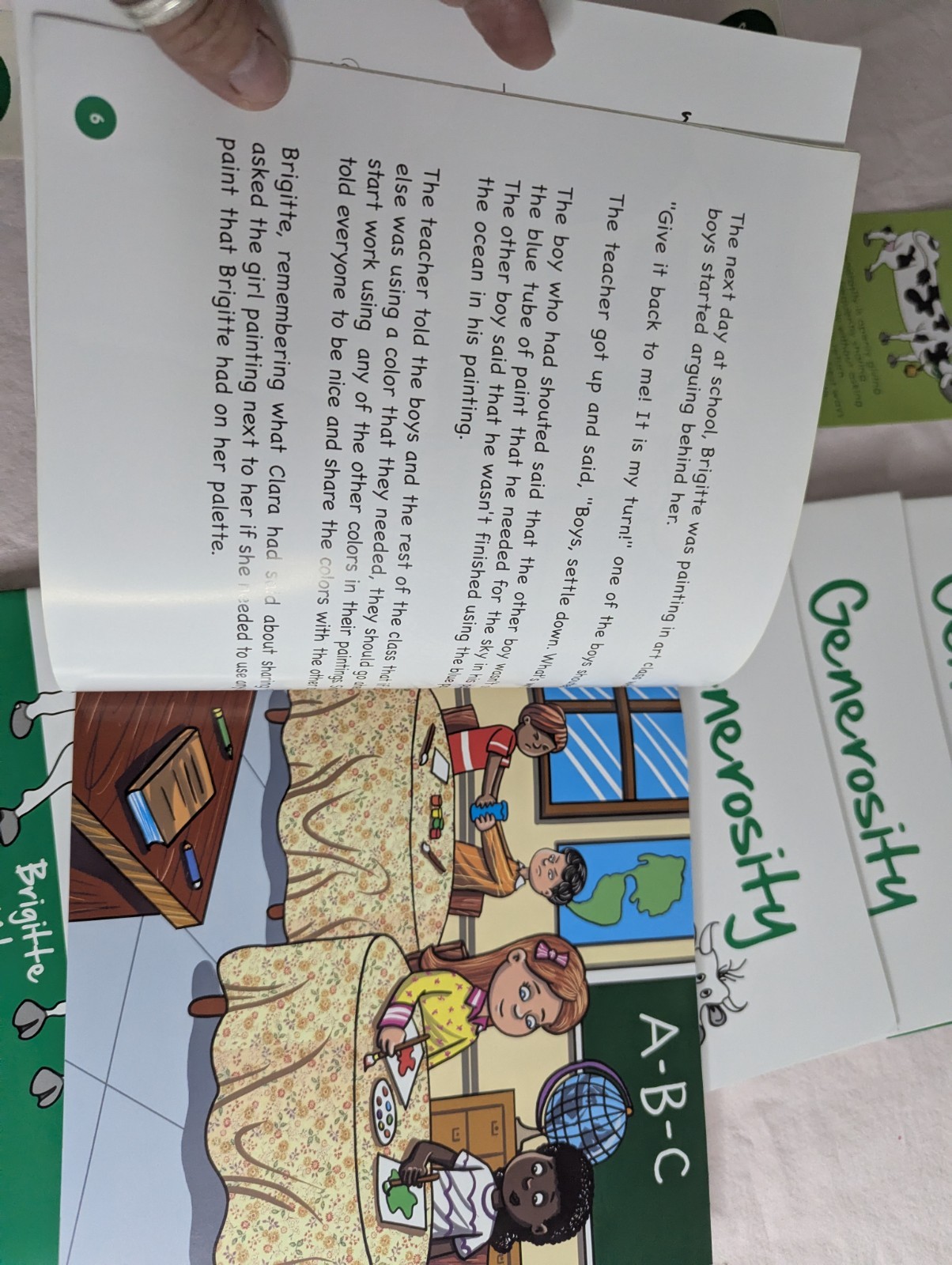 Home School Teachers Cloud 9 world character books GENEROSITY lot 2nd-5th