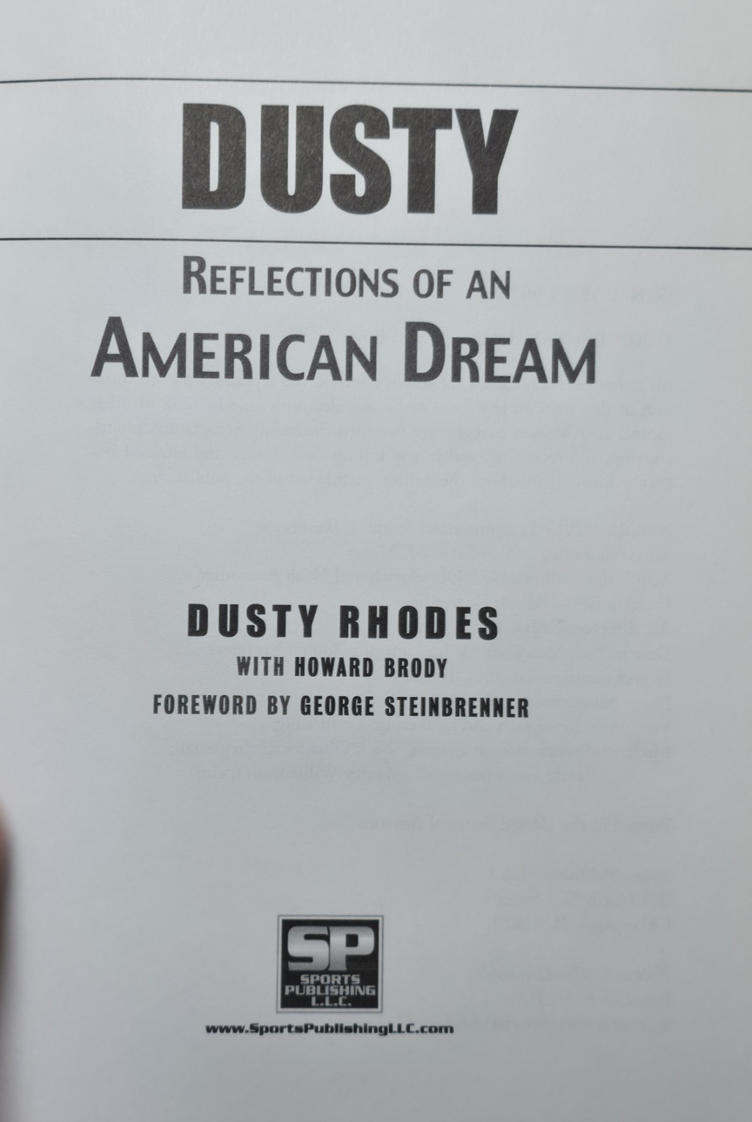 2005 Dusty Reflections Of An American Dream Dusty Rhodes Wrestling Biography WWE
