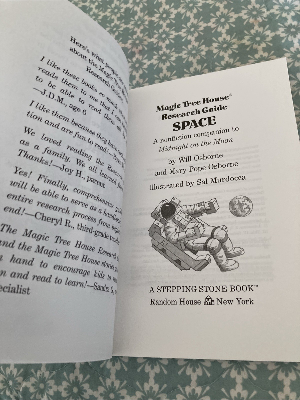 Space: A Nonfiction Companion to Magic Tree House #8: Midnight on the Moon