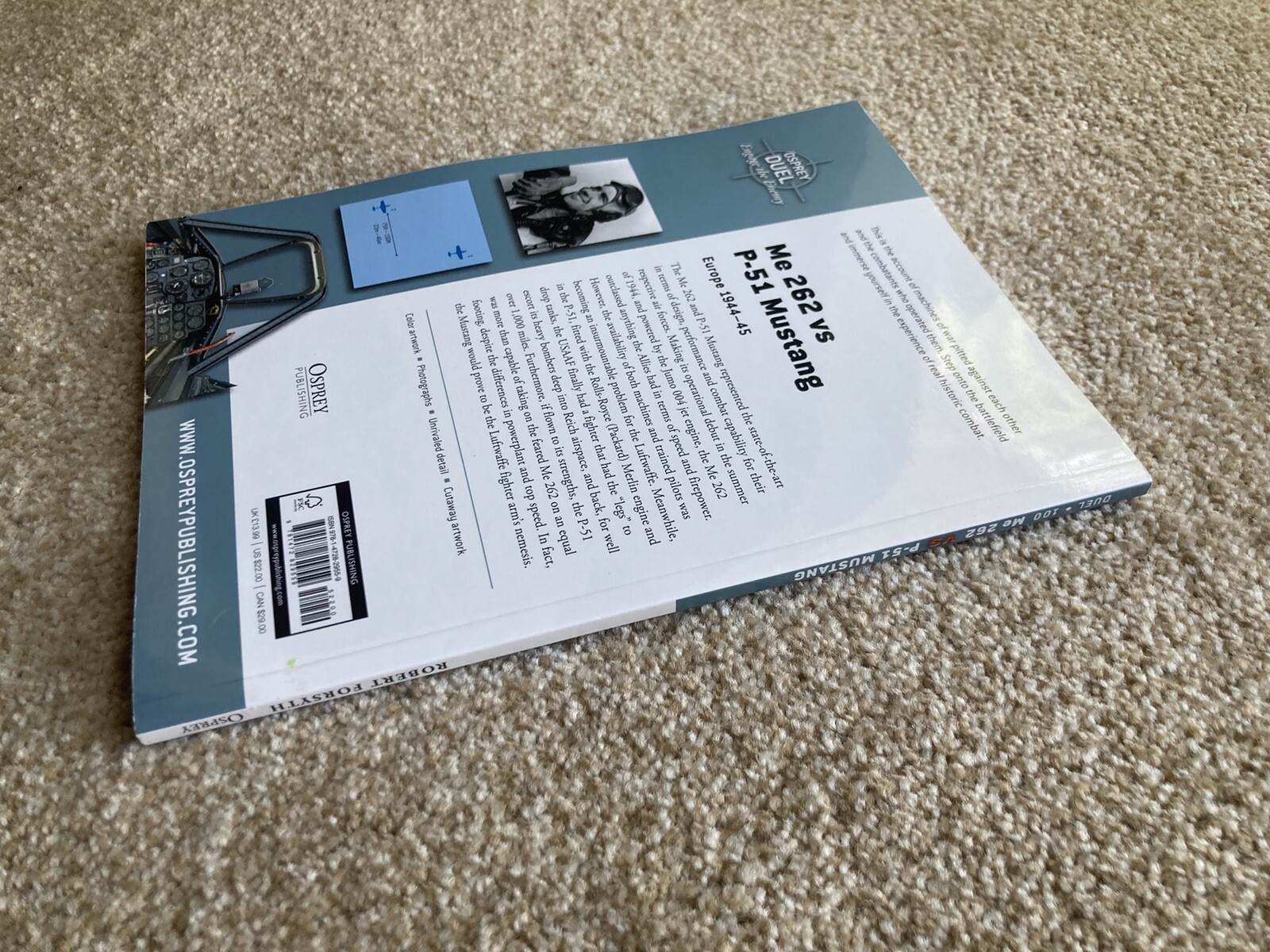 ME 262 vs P-51 Mustang – Europe 1944-45 – Robert Forsyth – Paperback Excellent