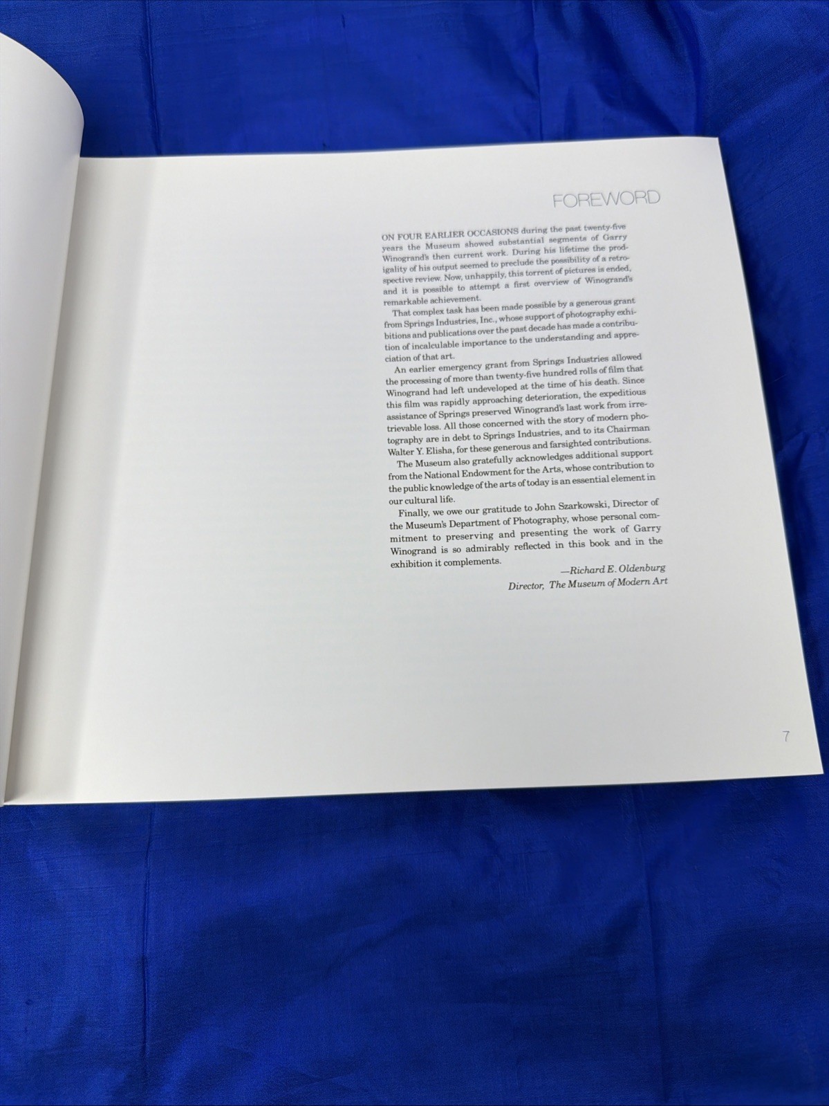Winogrand Figments From the Real World John Szarkowski 1988 MoMA New York