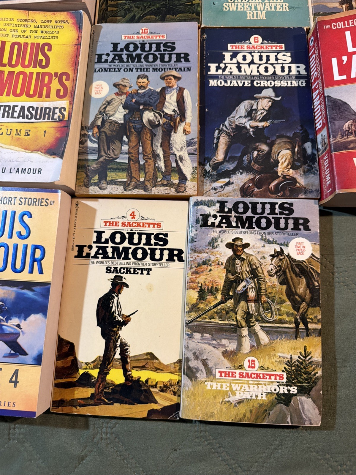 Huge Louis L’Amour Lot 11 Western Paperback Books Vintage Collection