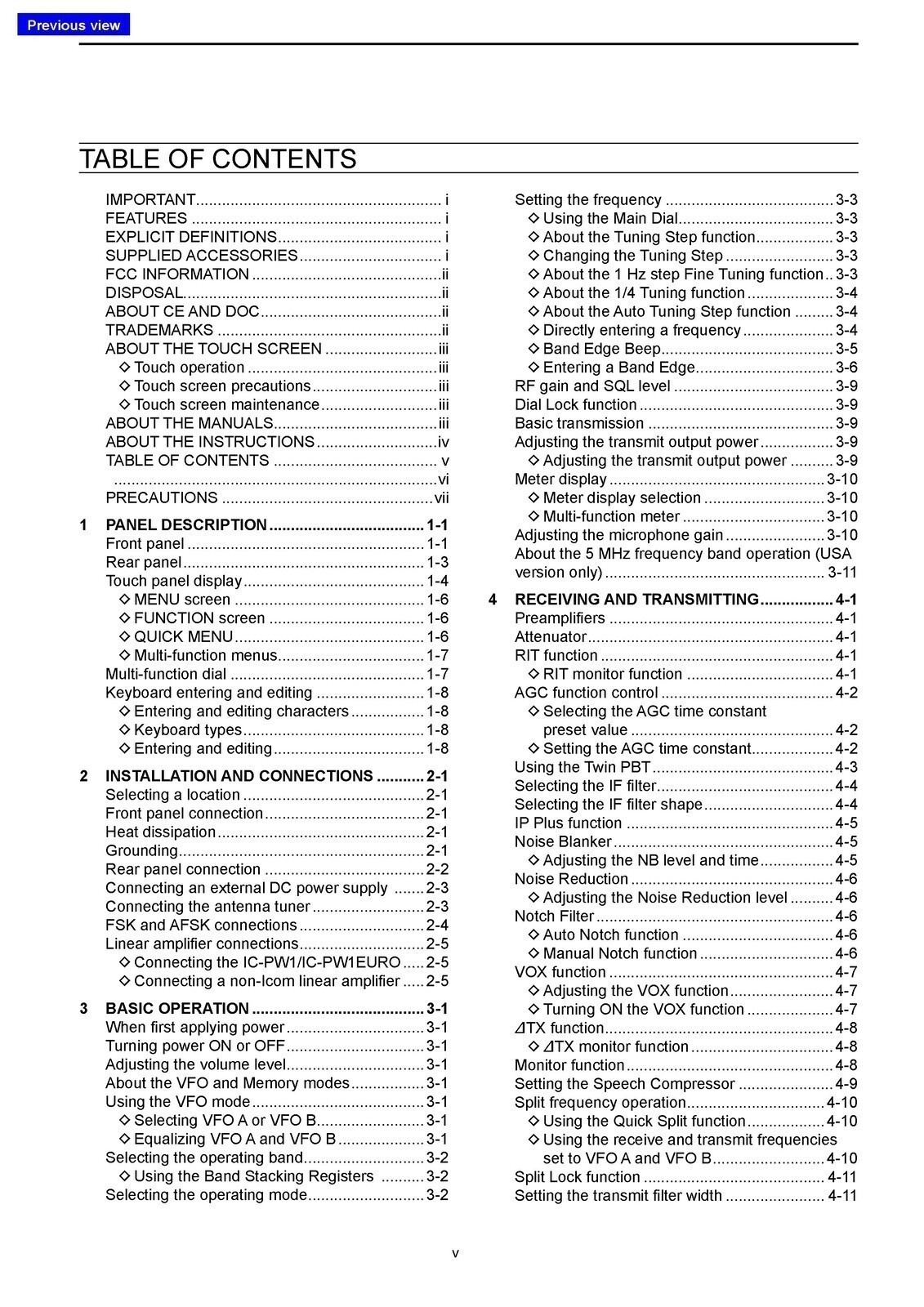 ICOM IC-7300 Transceiver Basic User Manual HEAVY-DUTY SPIRAL – TOUGH COVERING