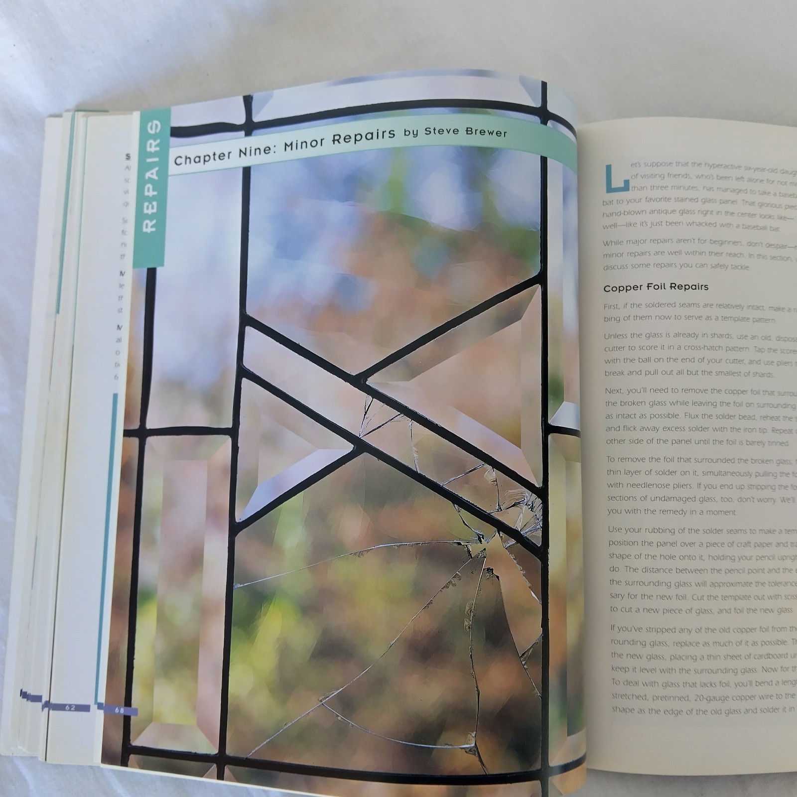 Stained Glass Basics: Techniques -Tools- Projects by Rich,Mitchell & Ward-1997