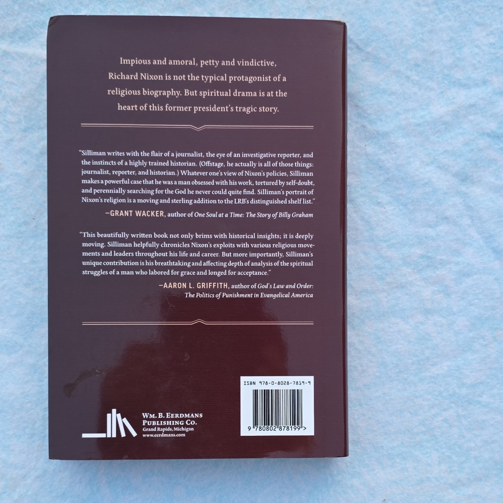 Wm. B. Eerdmans One Lost Soul: Richard Nixon’s Search by Silliman (2024)