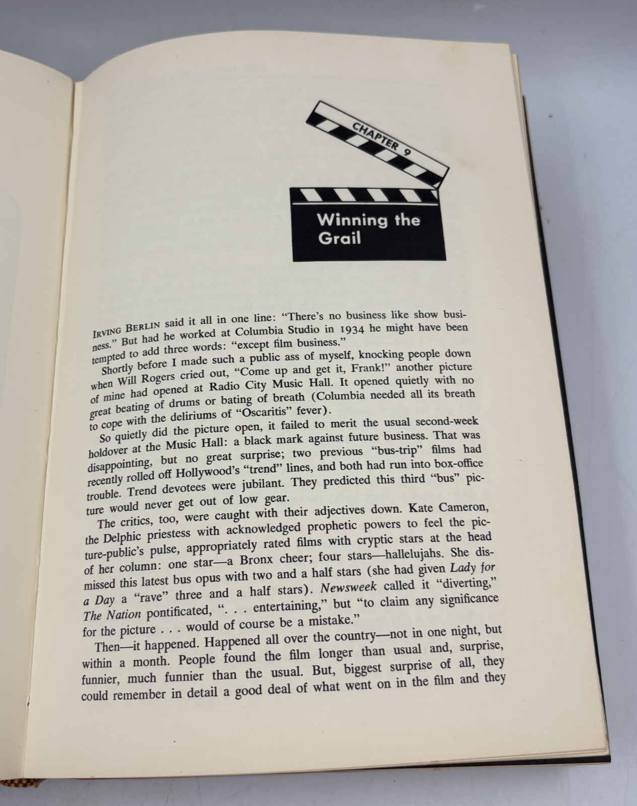 Frank Capra, The Name Above the Title, 1st Ed., HC & DJ (1971) Vintage Book