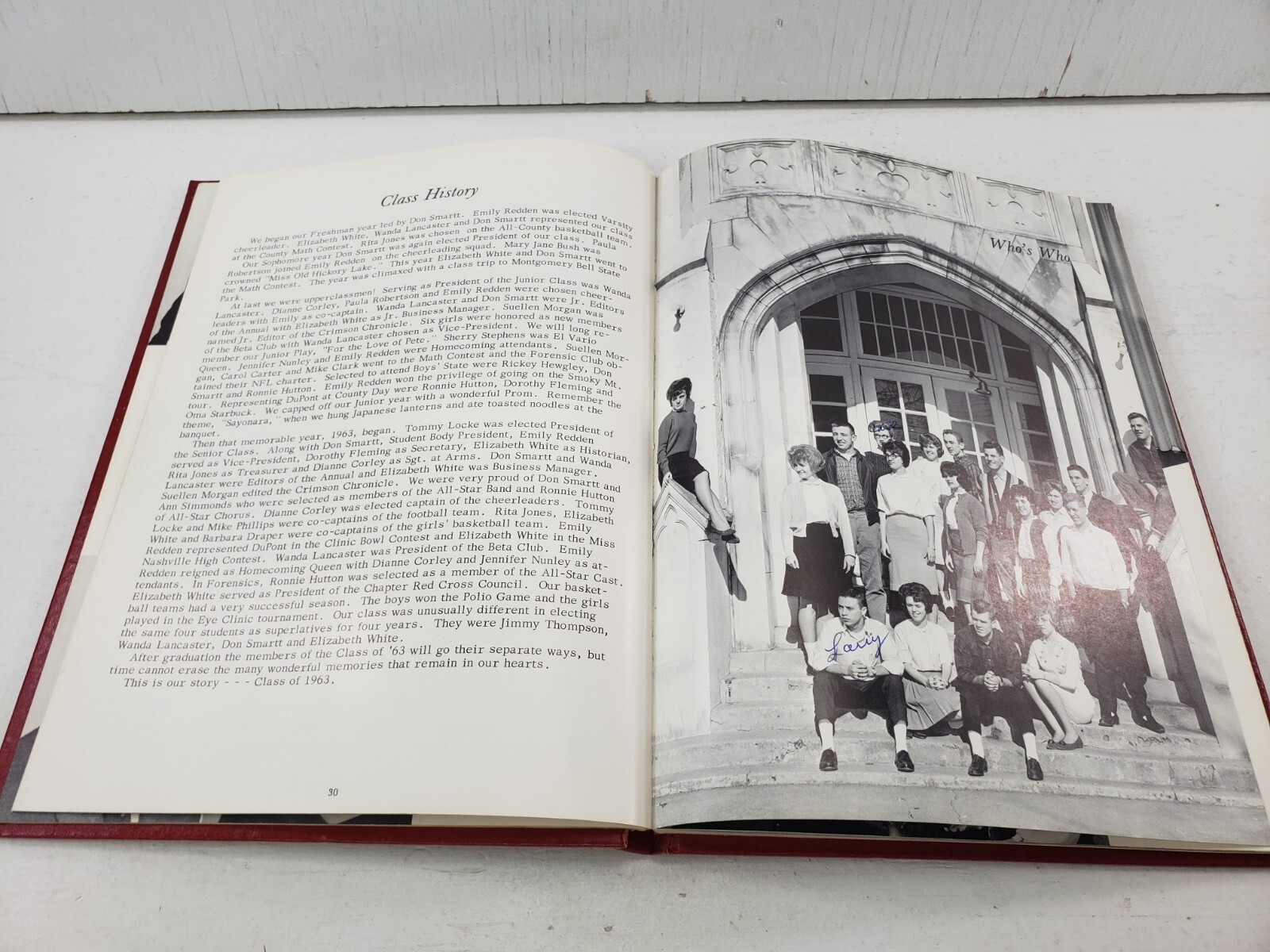 1963 DUPONT HIGH SCHOOL YEARBOOK, THE LEAVES OF HICKORY, HERMITAGE, TN