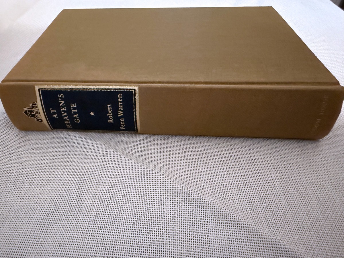 Vintage At Heaven’s Gate Robert Penn Warren 1959 Random House Reissue Hardcover