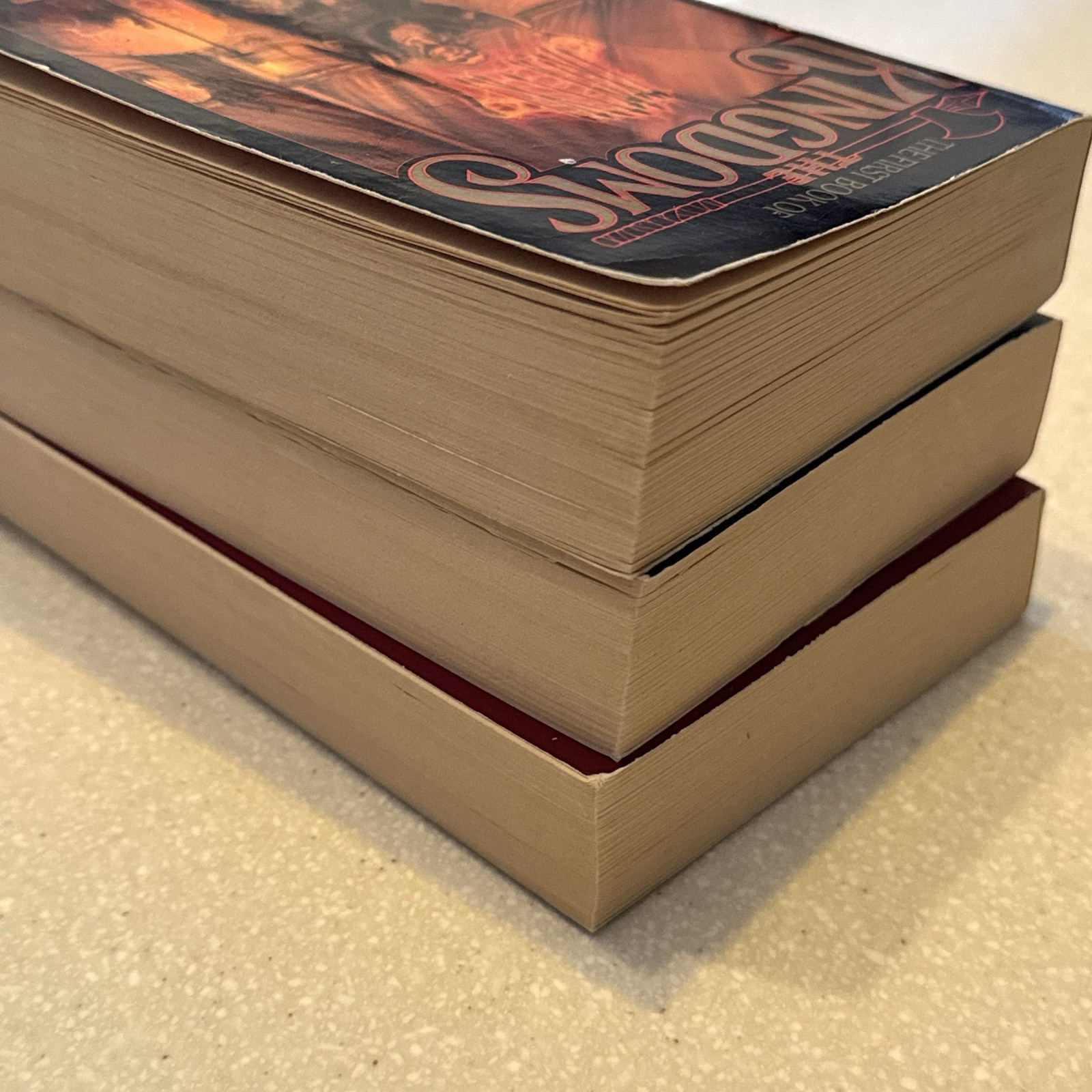 3V Set Angus Wells THE KINGDOMS Wrath of Ashar, Usurper, Way Beneath 1ST Edition