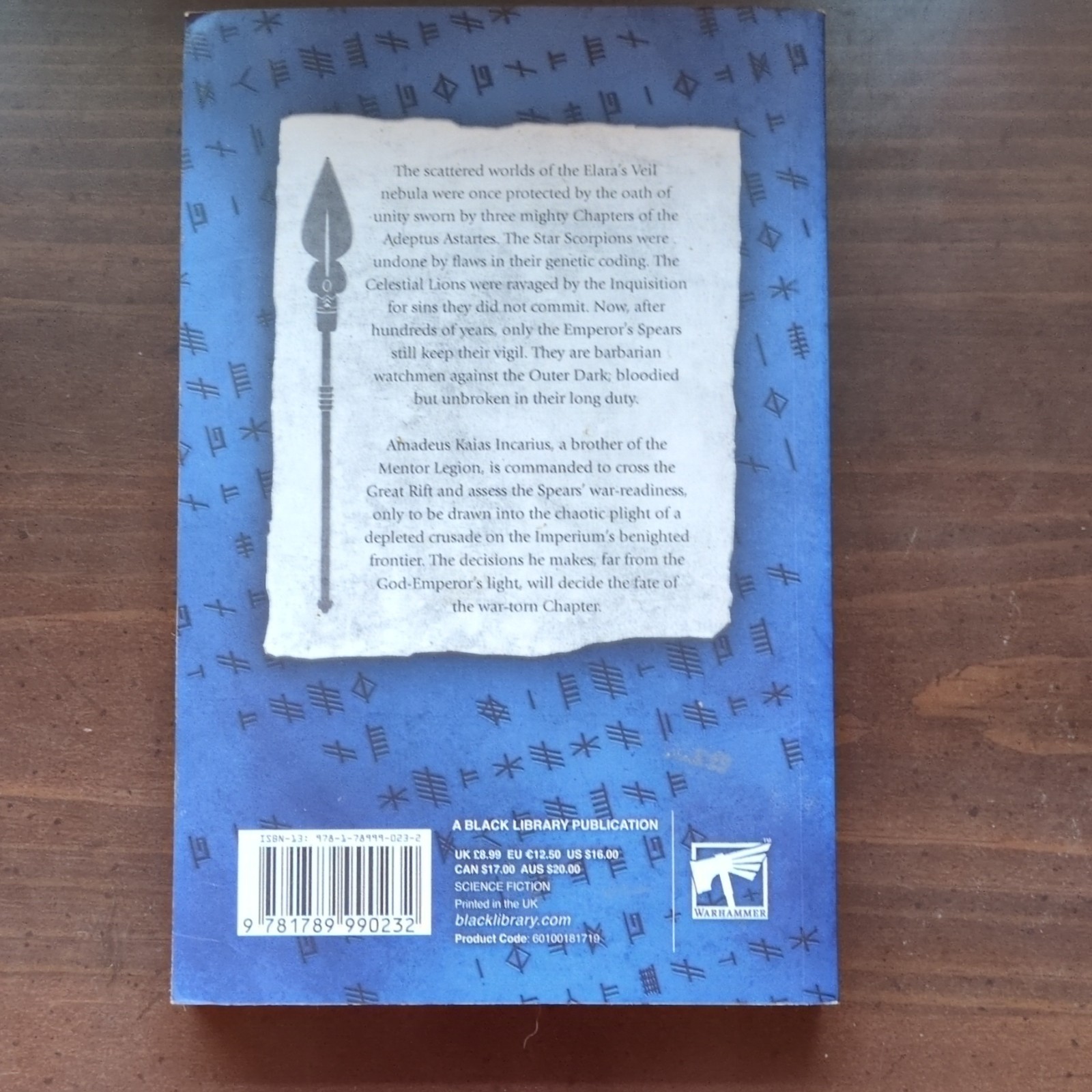 Warhammer 40,000: Spear of the Emperor by Aaron Dembski-Bowden Paperback