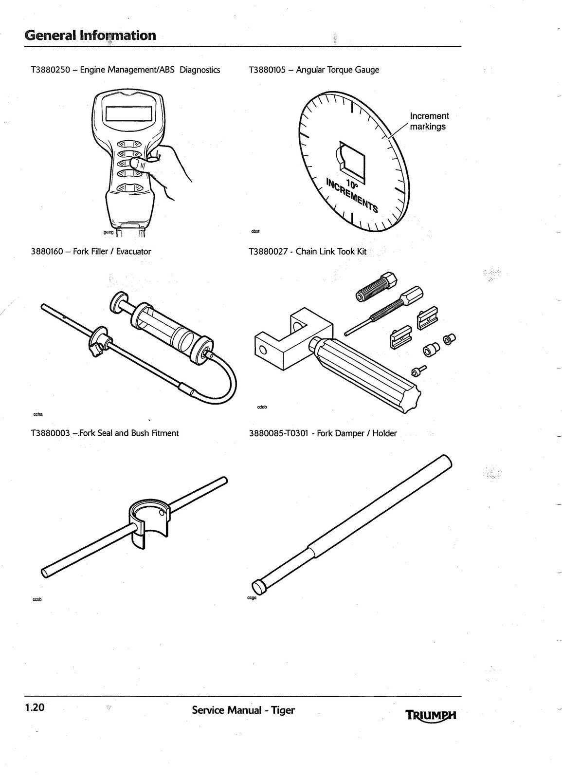 TRIUMPH Tiger 1050 Workshop Manual 2006, DOUBLE BINDING – PROTECTIVE COVERS