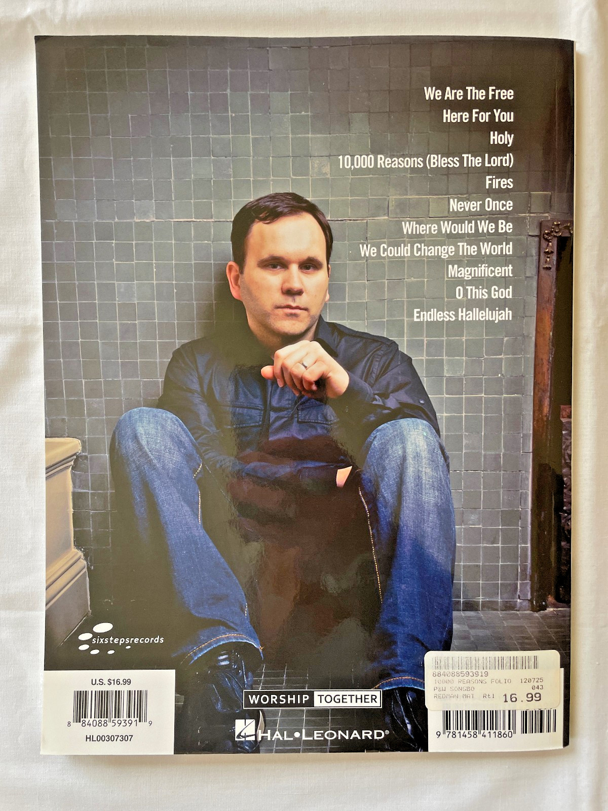 10,000 Reasons Matt Redman Songbook, Worship Together, Hal Leonard PB VGC