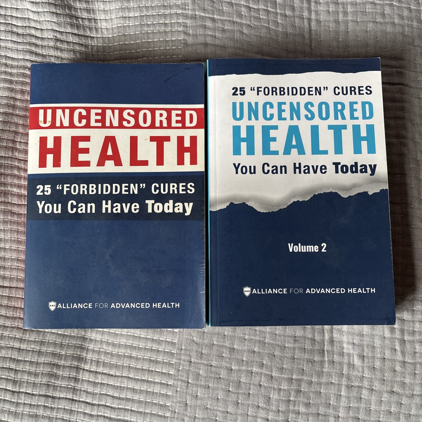 Uncensored Health 25 “Forbidden” Cures You Can Have Today Paperback Volume 1 & 2