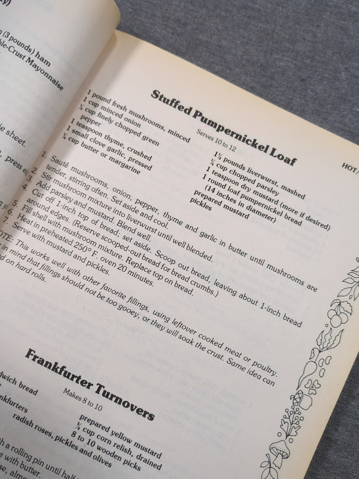 1987 The Complete Start-Your-Meal Cookbook Johna Blinn Speedy Gourmet Library