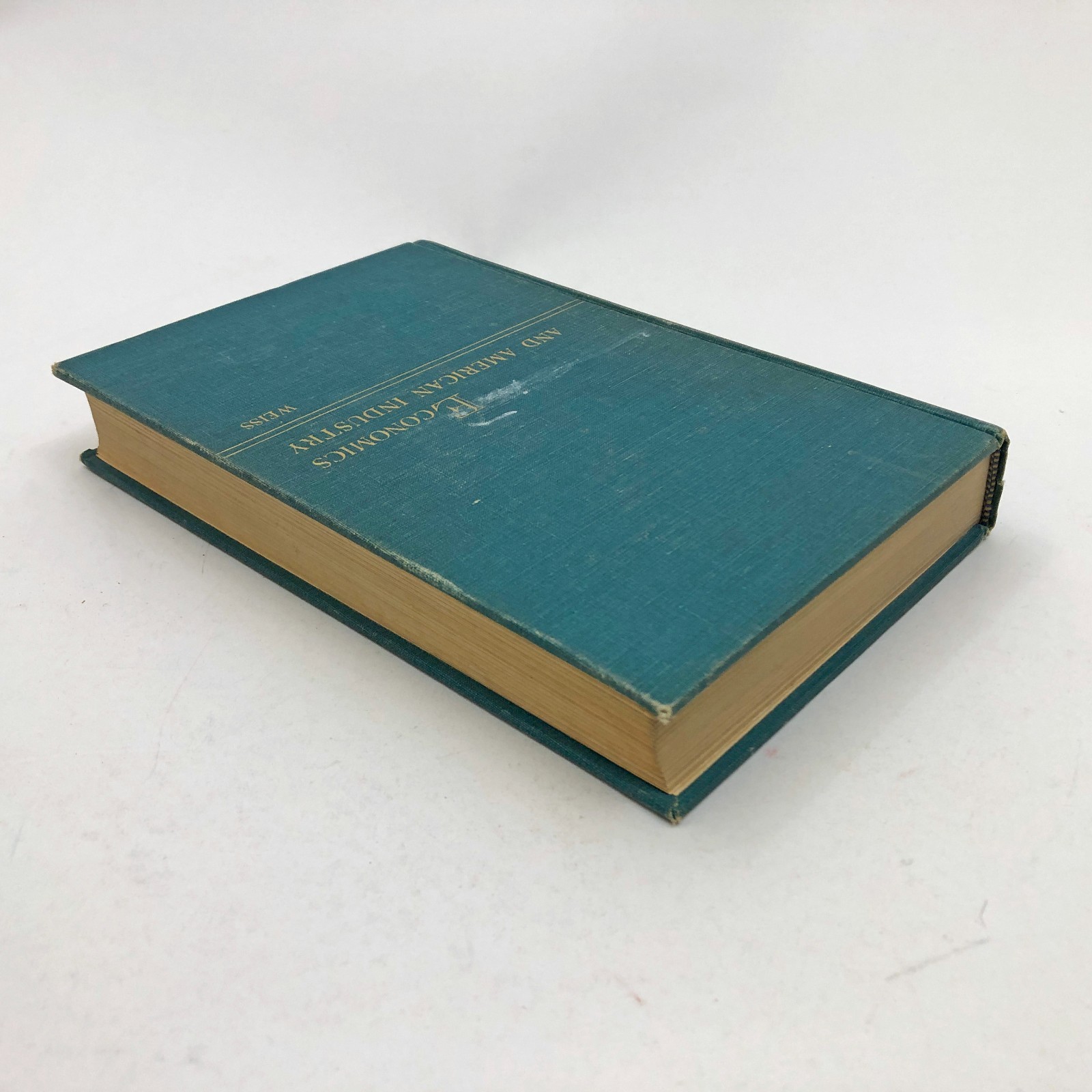 Economics and American Industry Hardcover Leonard W. Weiss 2nd Printing 1962