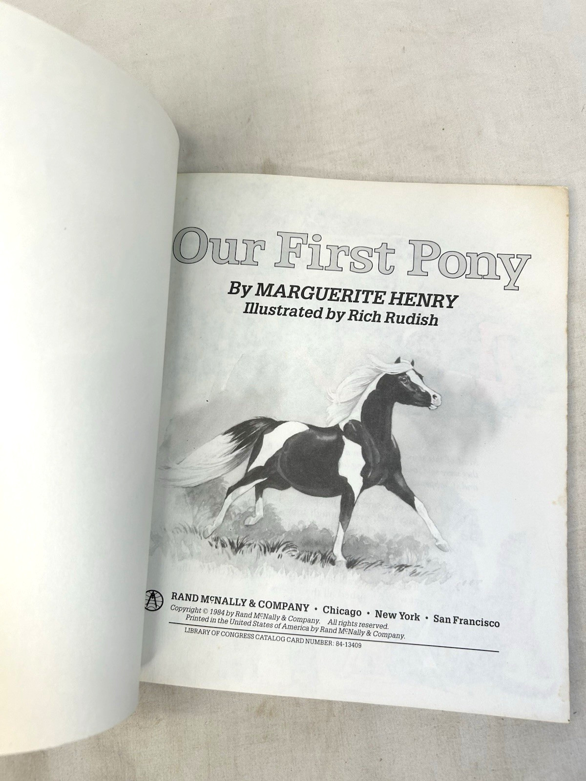 Lot 11 MARGUERITE HENRY Vintage Books Rand McNally Bright Black Gold PB