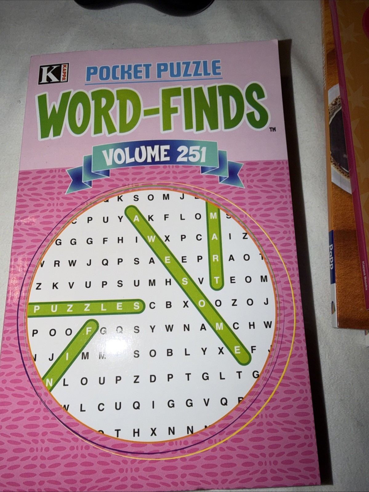 KAPPA Word-Find Pocket Puzzle Volume 251 Pages 129 W/ 58 Puzzles Large Print NEW