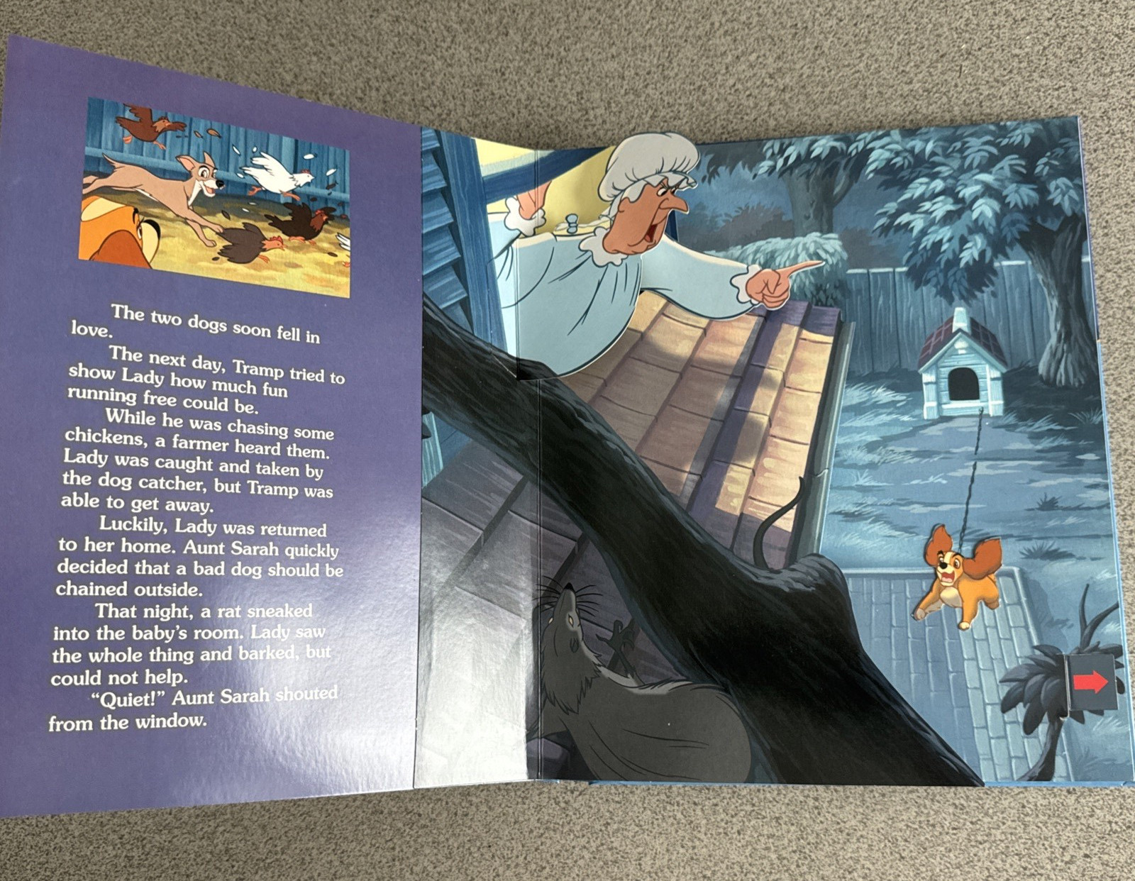 Lady and the Tramp Pop-Up Storybook -Walt Disney – Bendon Publishing Inter 2006