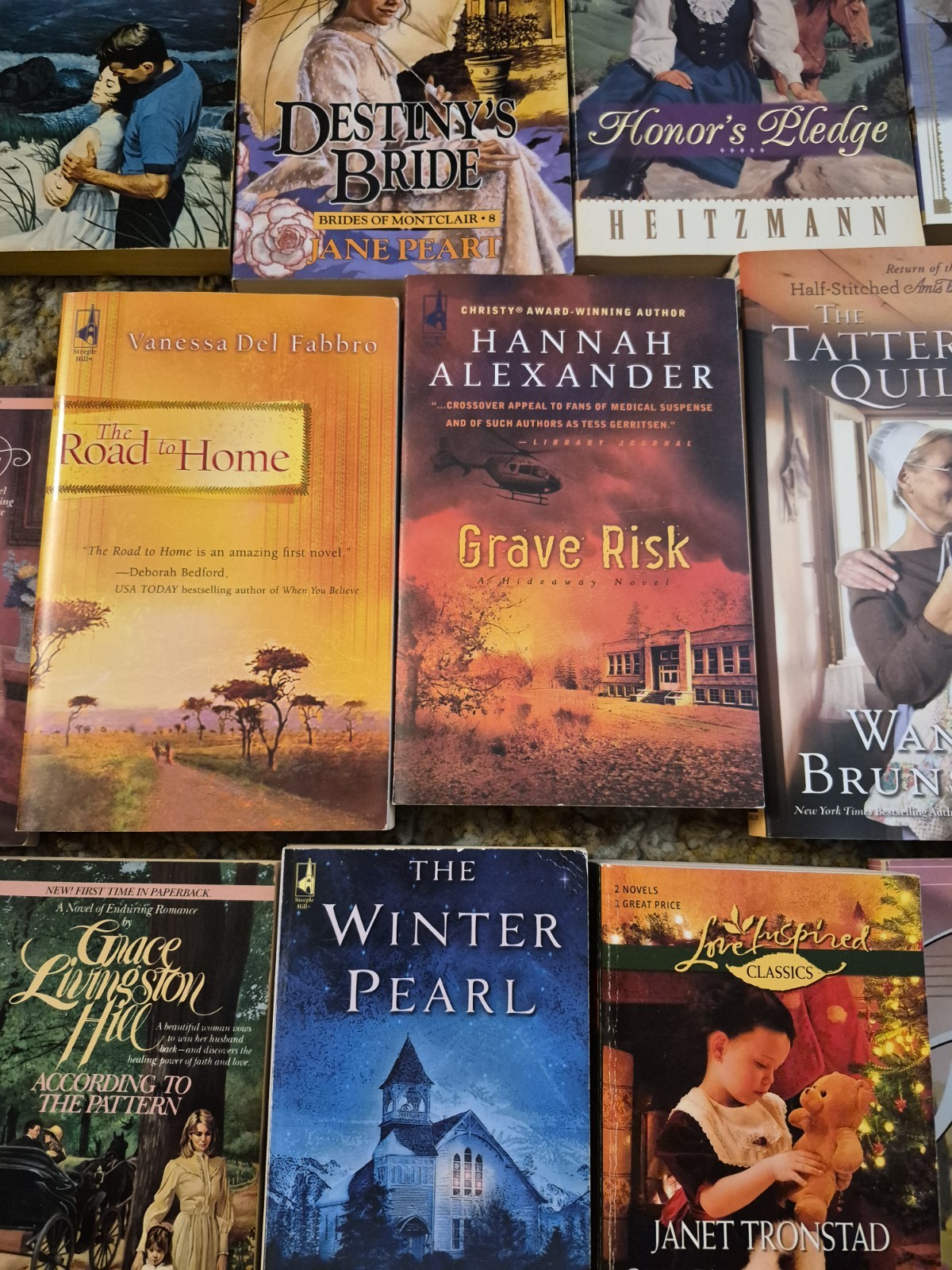 LOVE INSPIRED ROMANCE PAPERBACK BOOKS MISC ROMANCE TITLES LOT OF 22