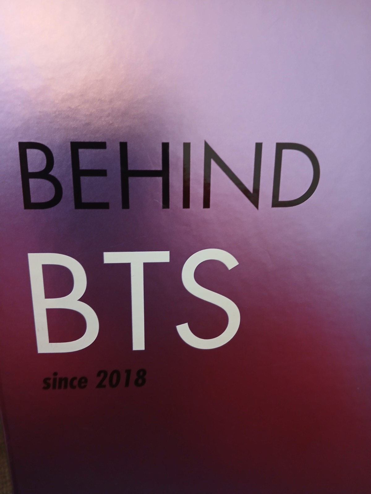 BTS – DICON PHOTOCARD 101 CUSTOM BOOK BEHIND BTS