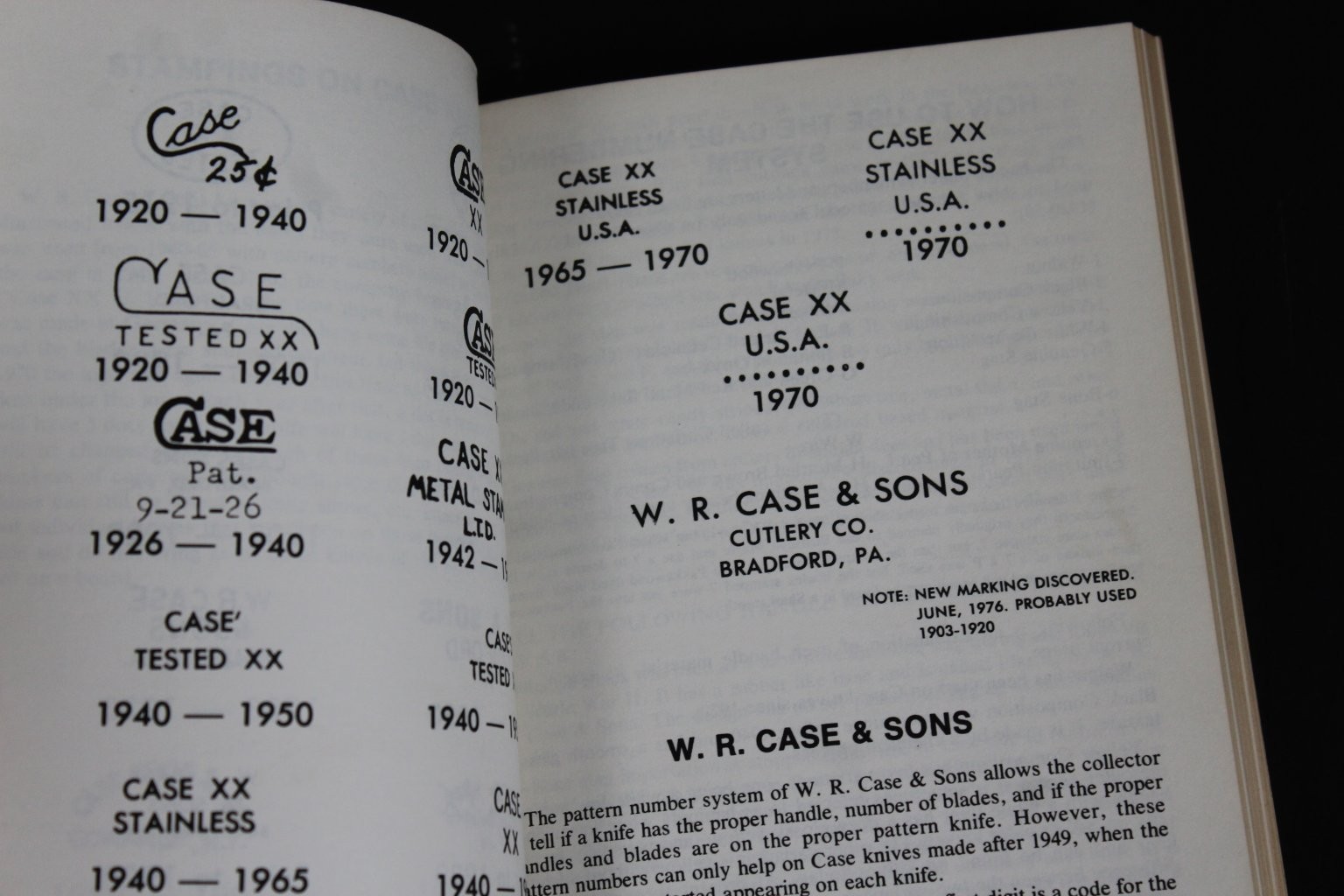 Official Guide to Pocket Knives Parker Voyles 1976 Price Guide Knife Collecting