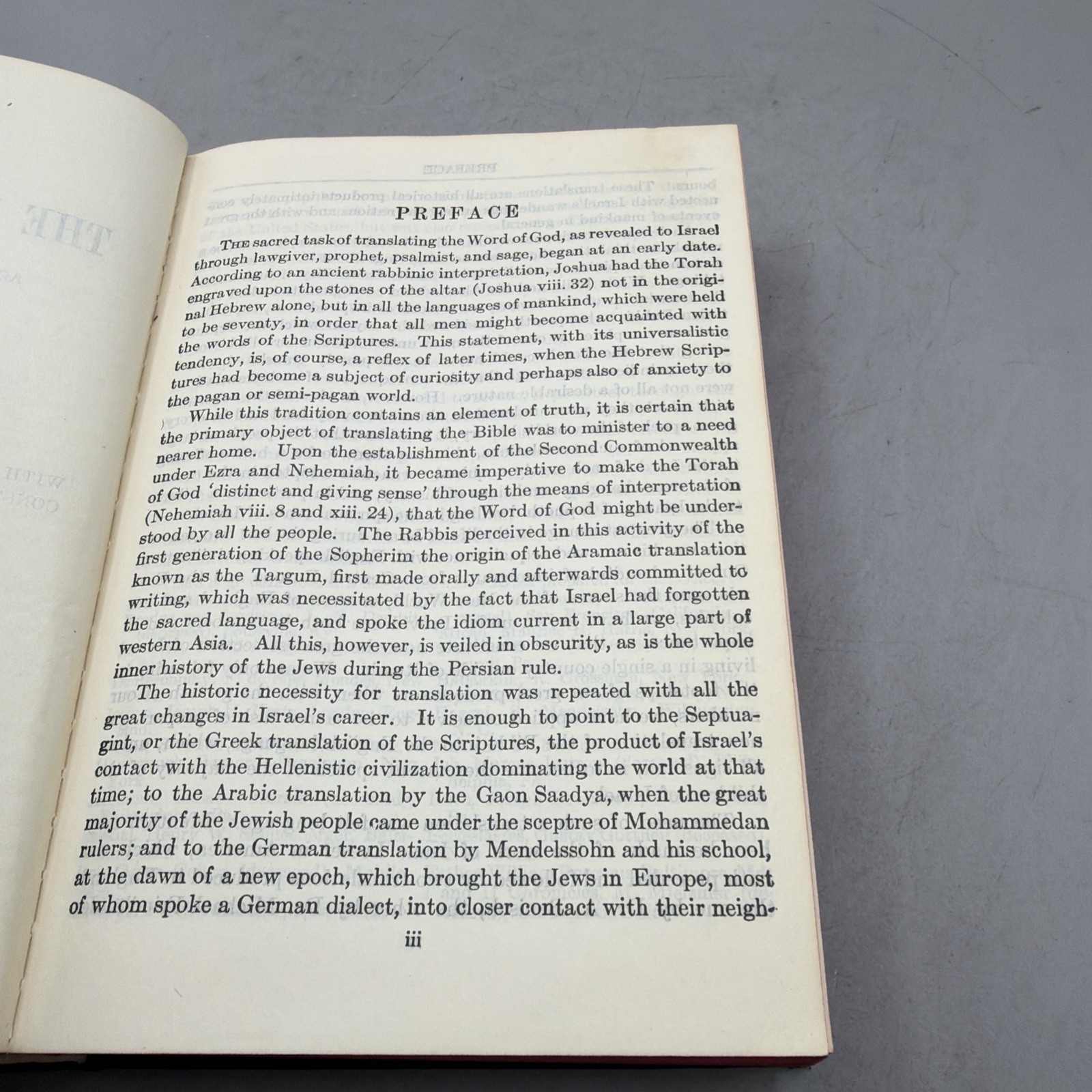 THE HOLY SCRIPTURES- According To Masoretic Text -1965 Jewish Publication -HC