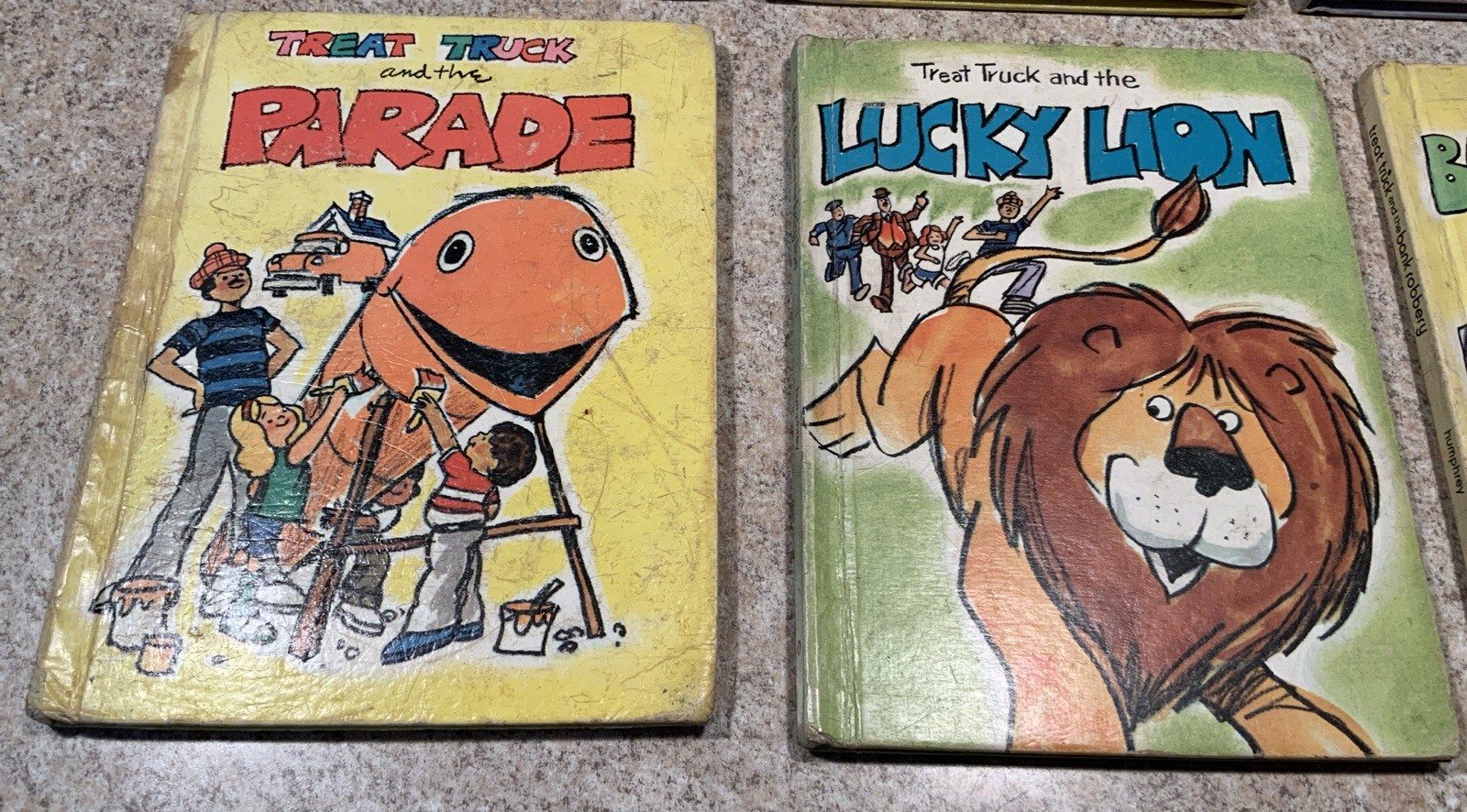 Treat Truck Series Lot Of 6 Books 1970s Benefic Press Easy Readers HTF