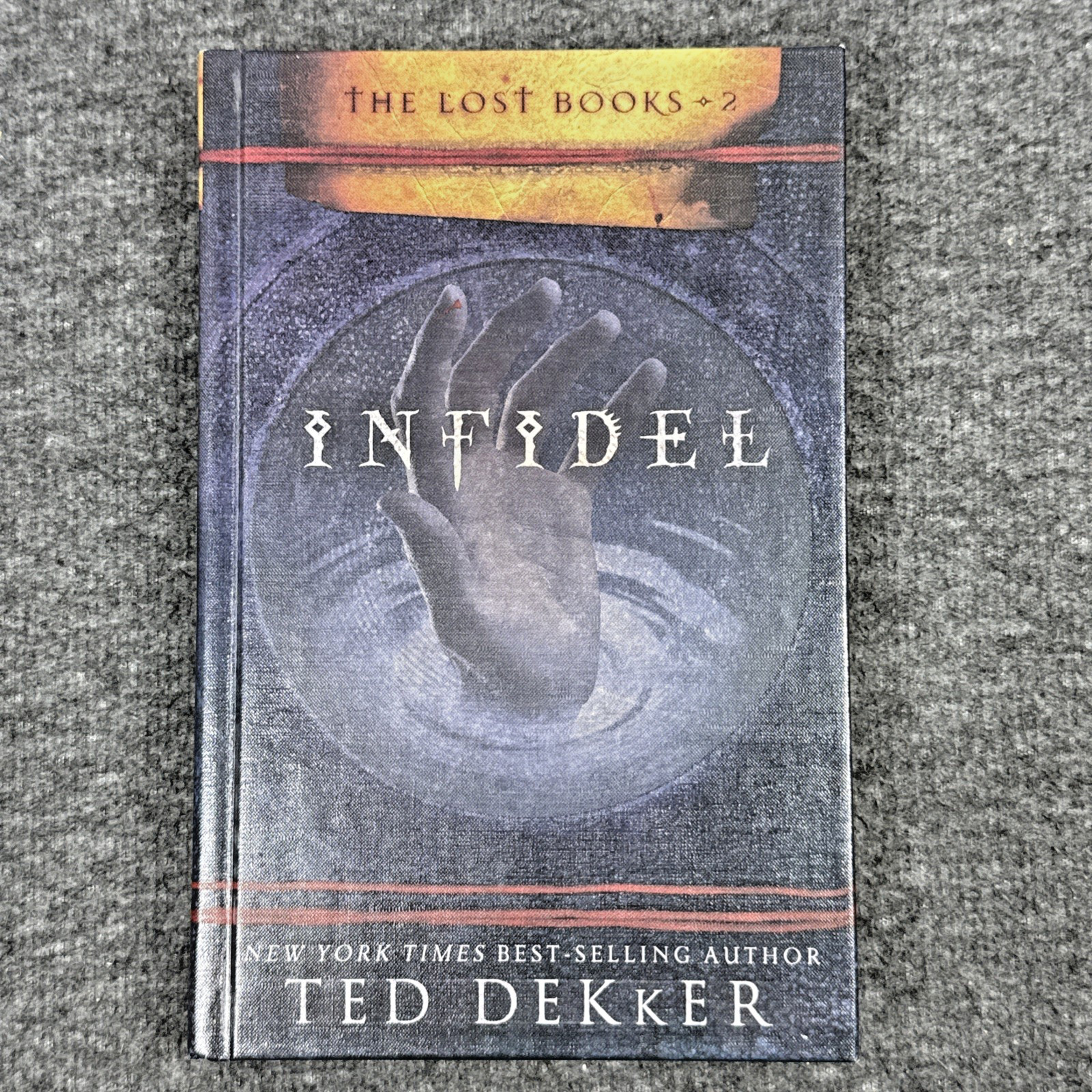 The Lost Books LOT Of 4 Vol 2 3 4 6 Ted Dekker HC Infidel Renegade Chaos Elyon