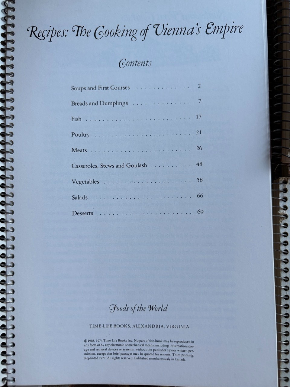 Time Life FOODS OF THE WORLD Spiral – YOU CHOOSE – Recipes Cookbook Buy+Save