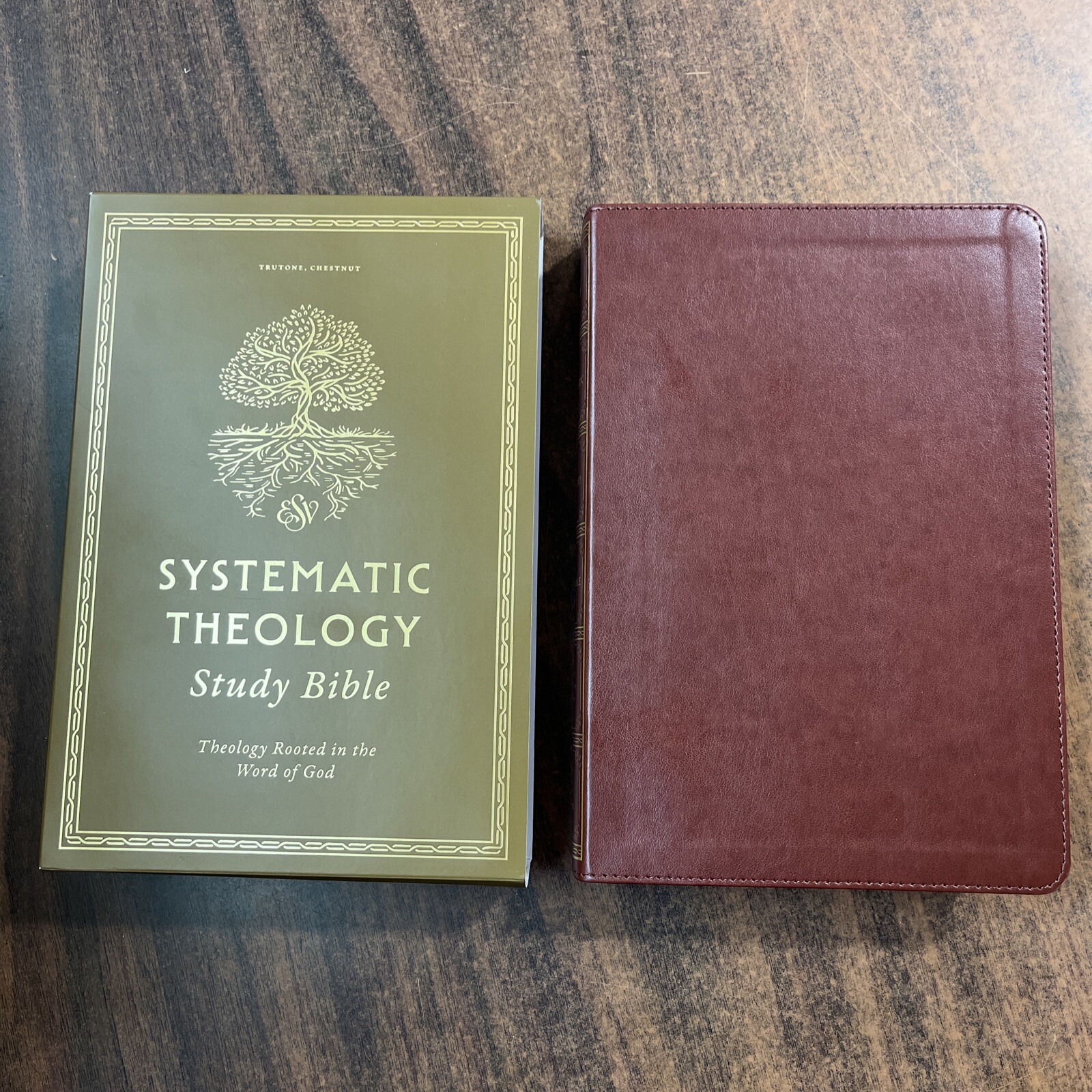ESV Systematic Theology Study Bible – $69.99 Retail – Chestnut Brown TruTone